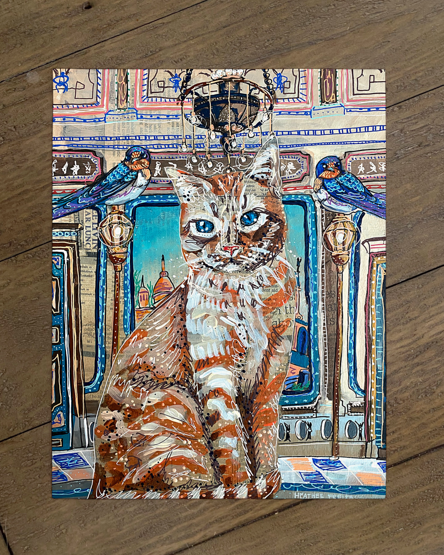 Royal Tabby Cat - Limited Edition Print