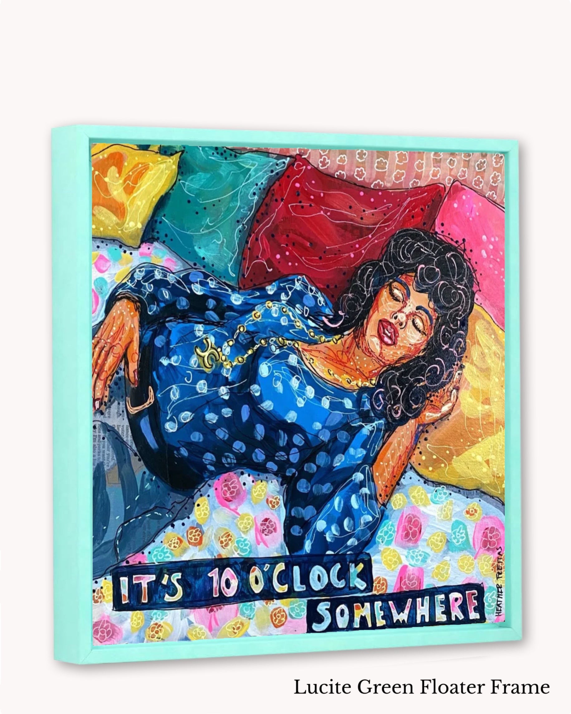 It’s 10 O’clock Somewhere, Early Bird Special ( Original Painting )