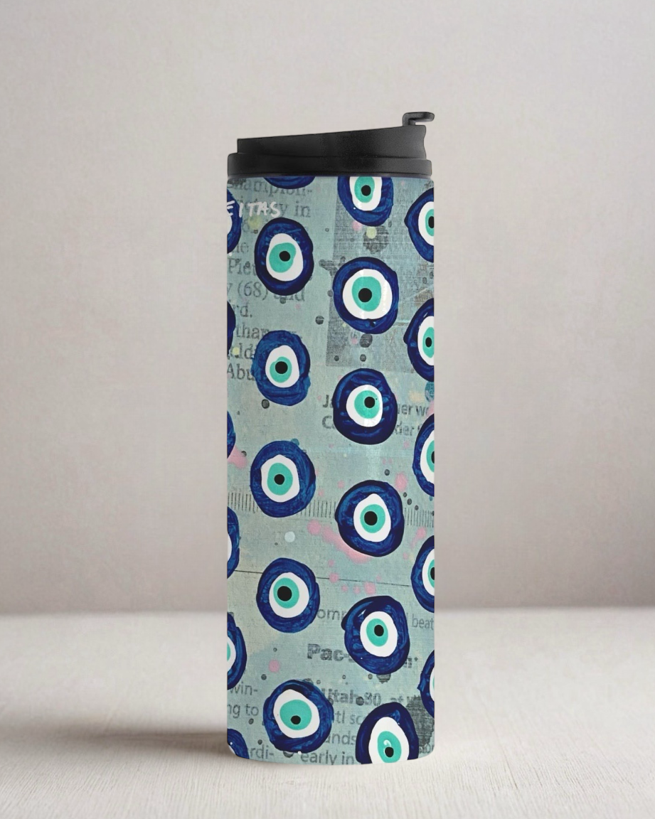 Evil Eye Blues Thermal Tumbler 16 oz.