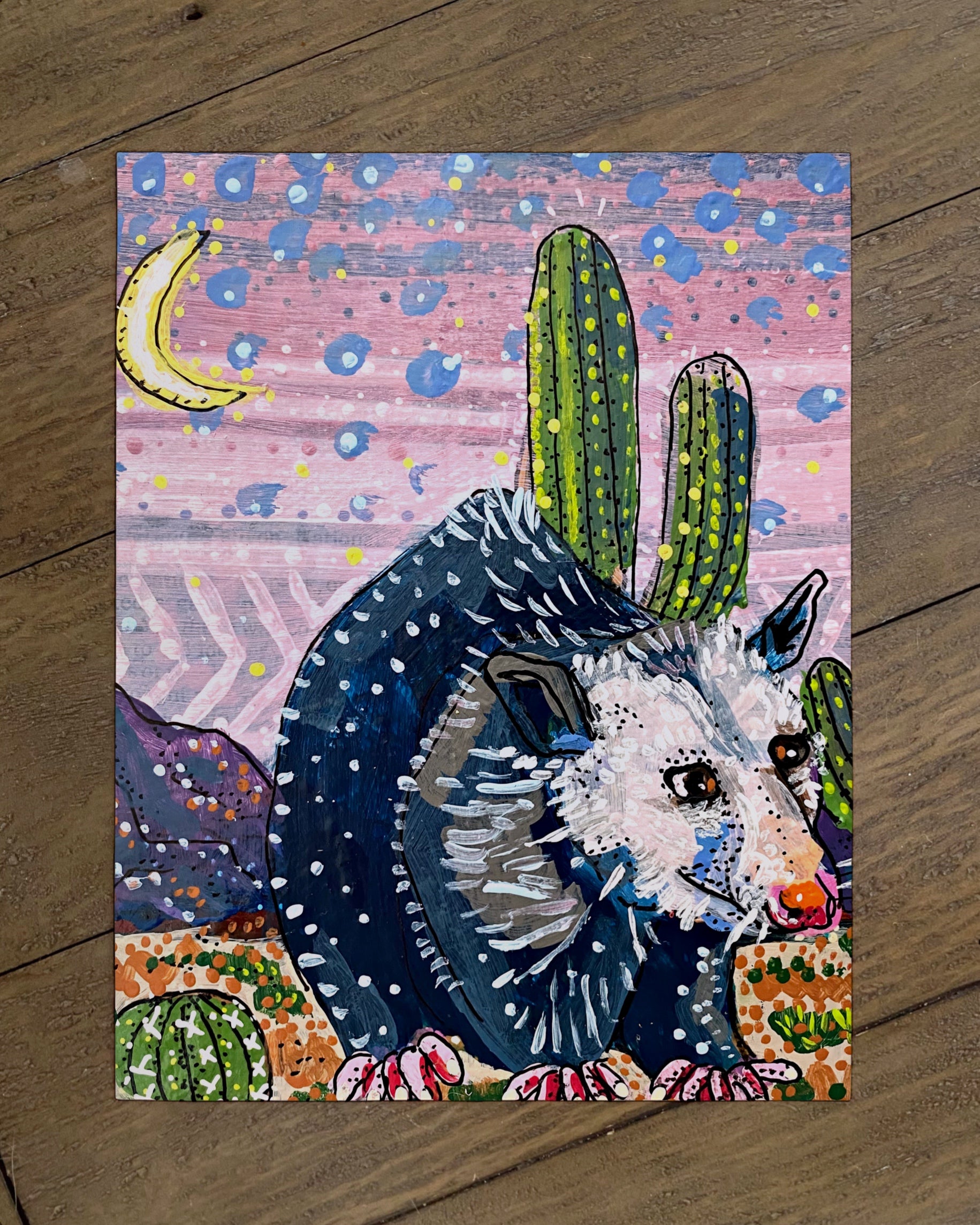 Southwest Opossum - Limited Edition Print