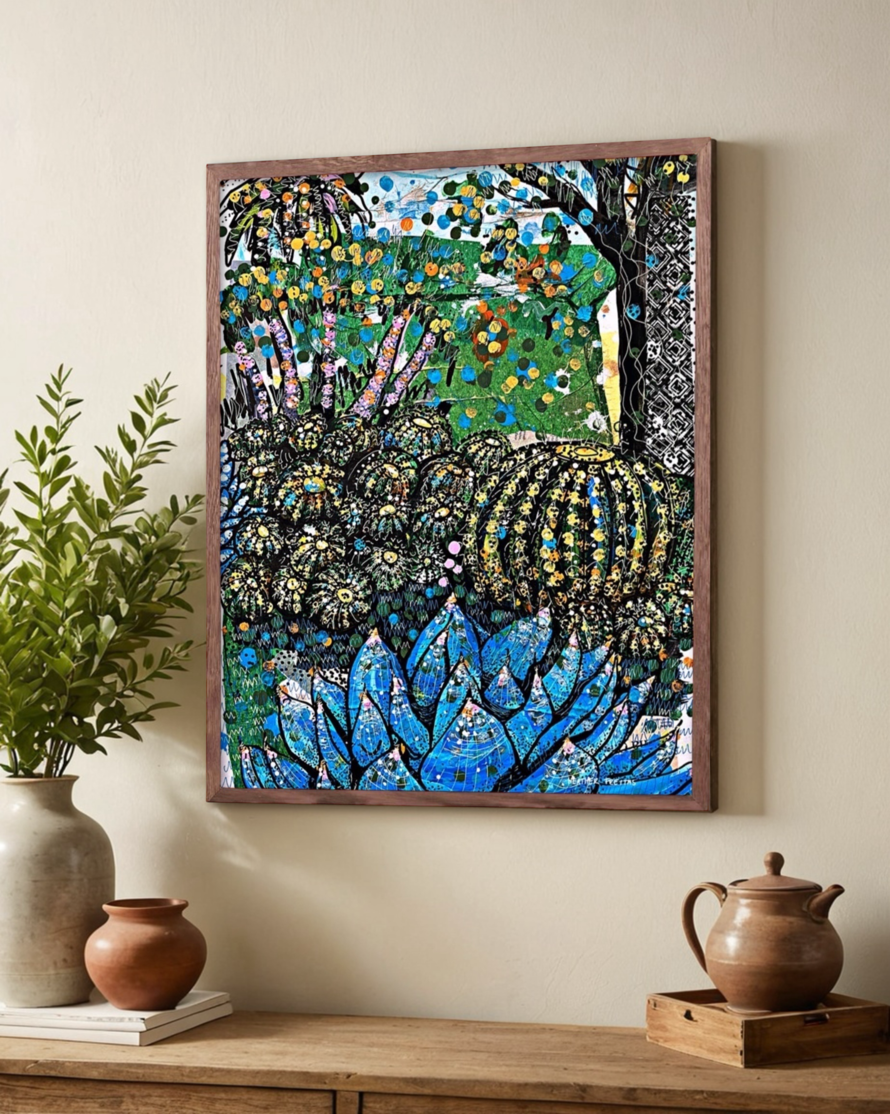 Barrel Cactus Candyland - Limited Edition Print