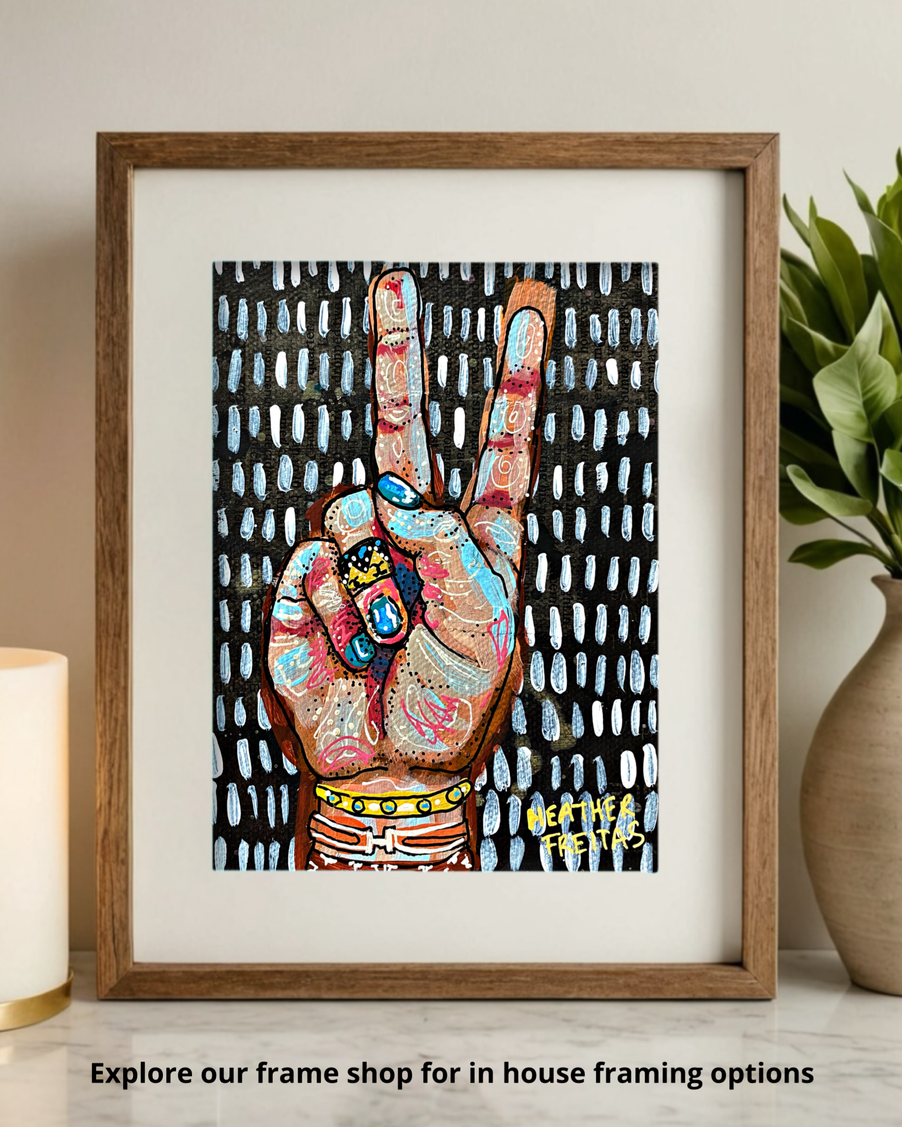 Peace, Love & Fashion - Limited Edition Print