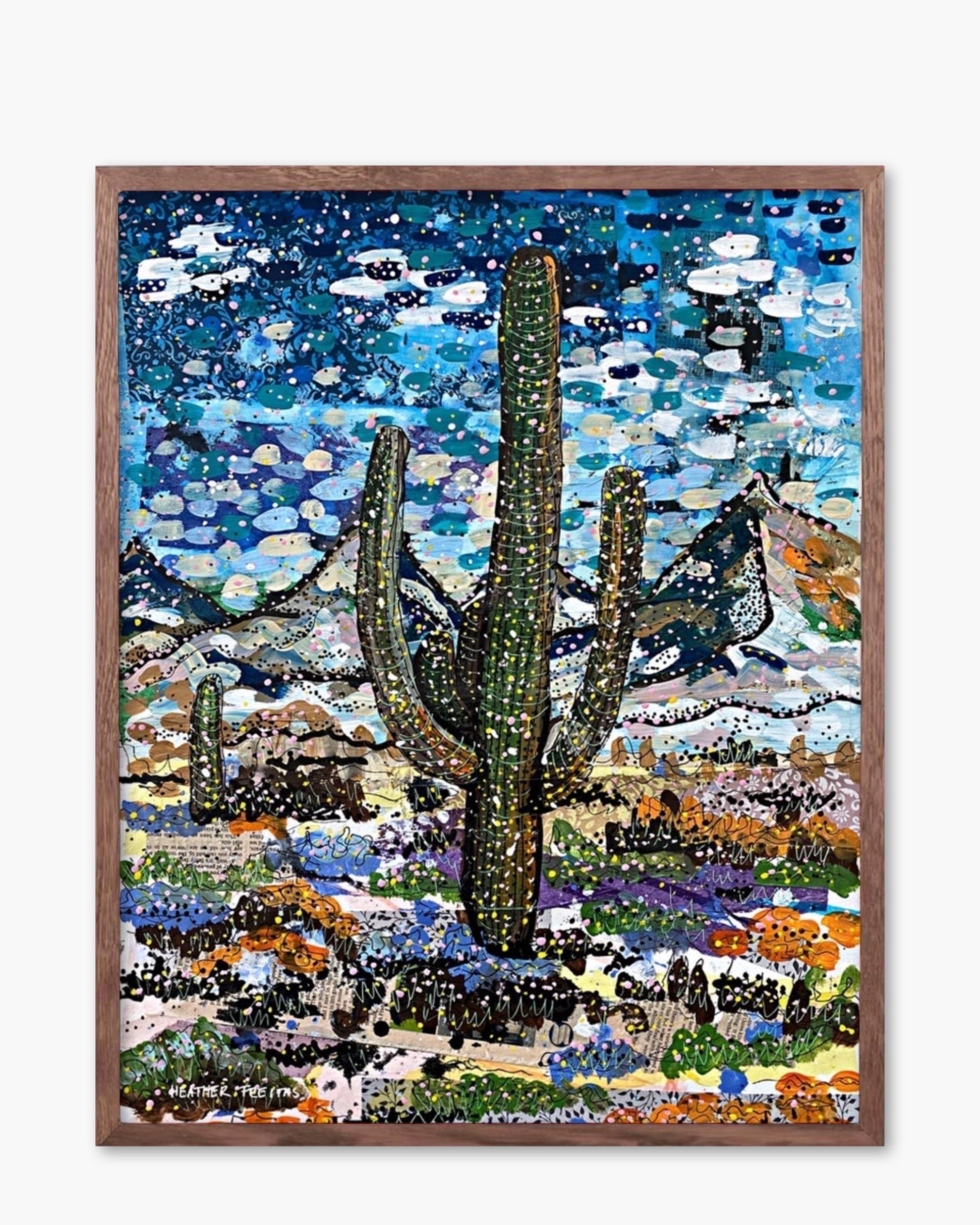 Cactus Peaks - Limited Edition Print