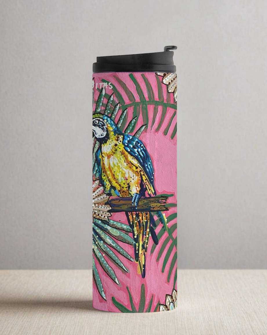 Parrot Paradise Thermal Tumbler 16 oz.