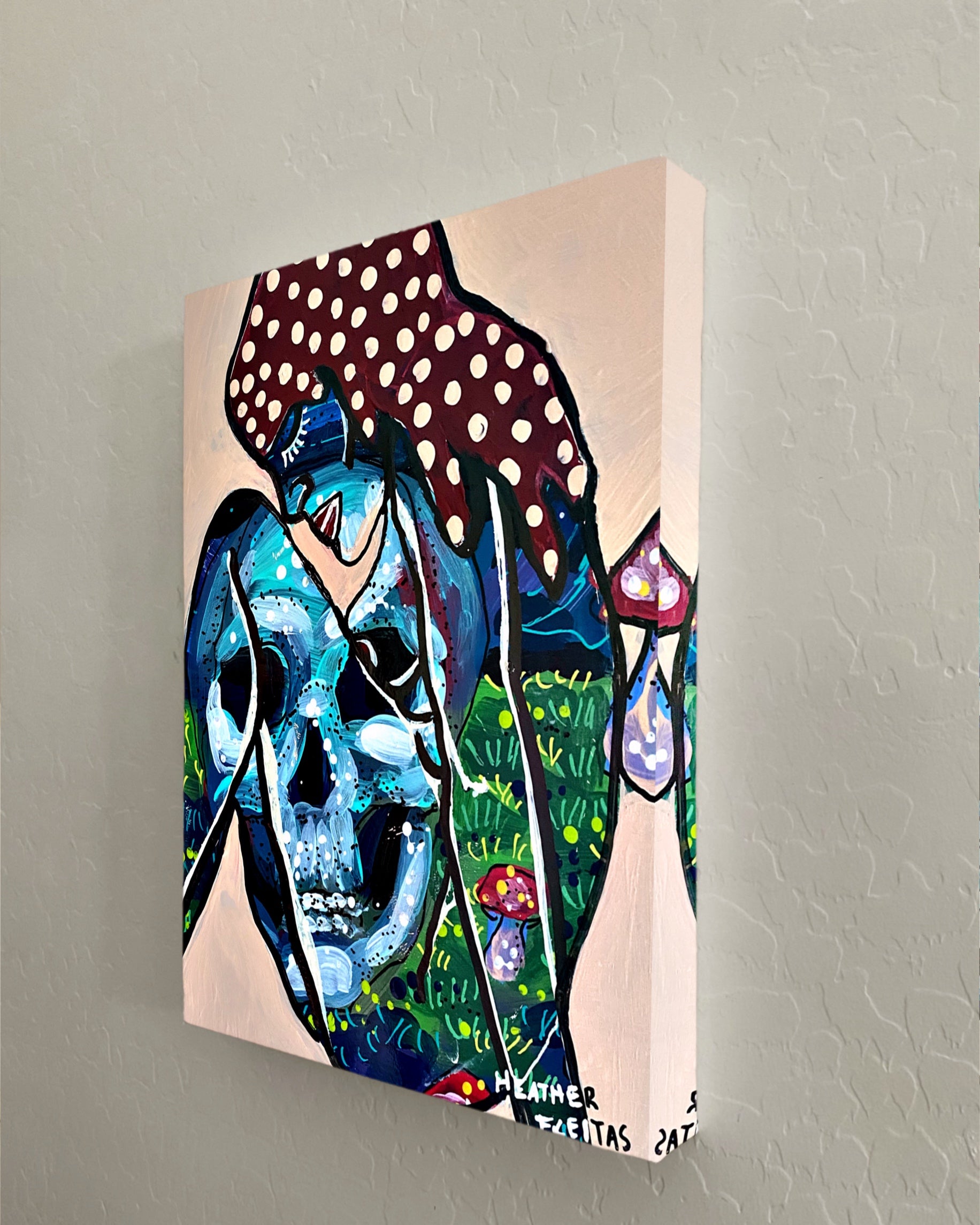 Pieces Of Me ( Mushroom Forest Skull ) - Limited Edition Print