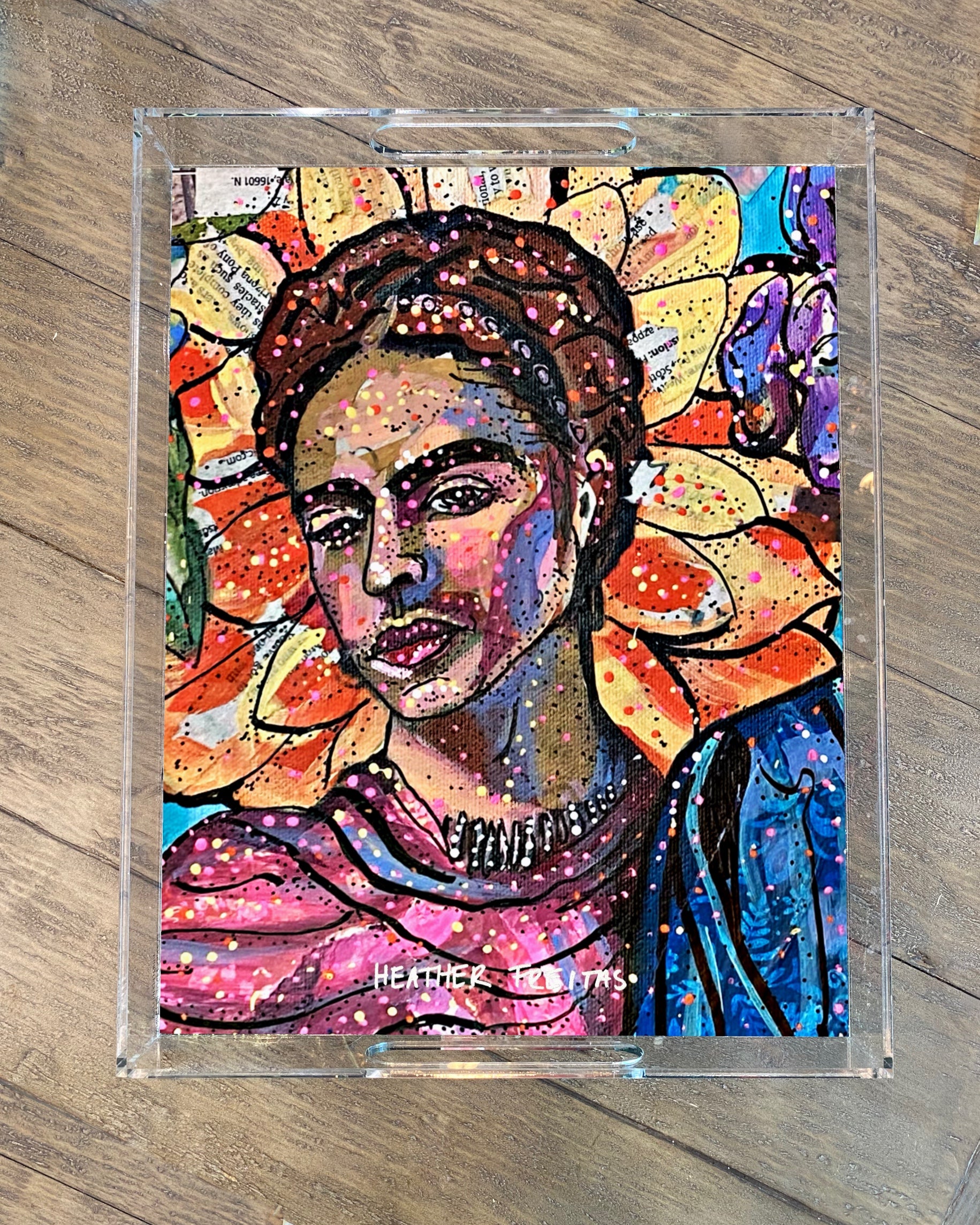 Portrait Of Frida Khalo - Limited Edition Acrylic Tray