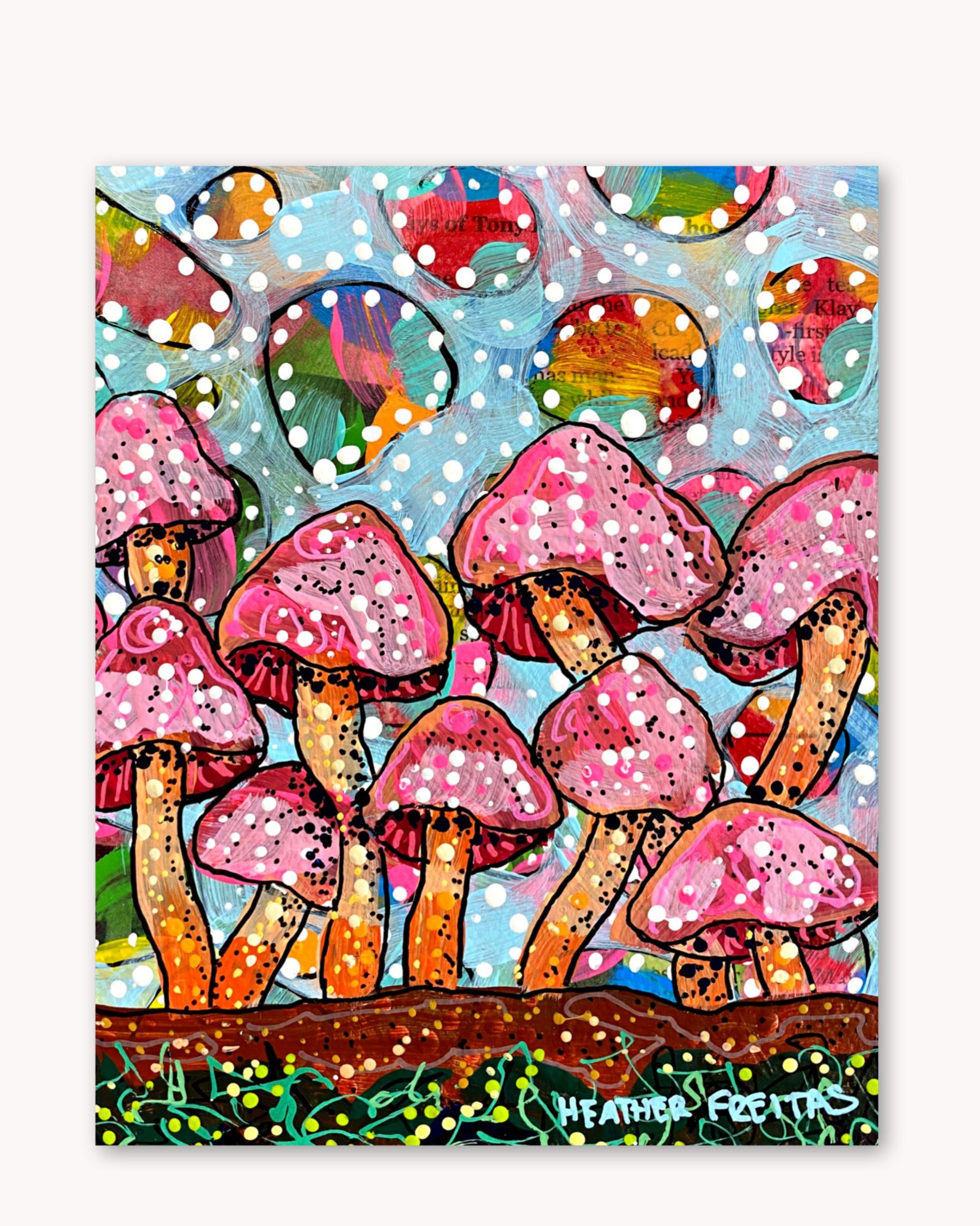 Cotton Candy Caps - Limited Edition Signed Paper Print