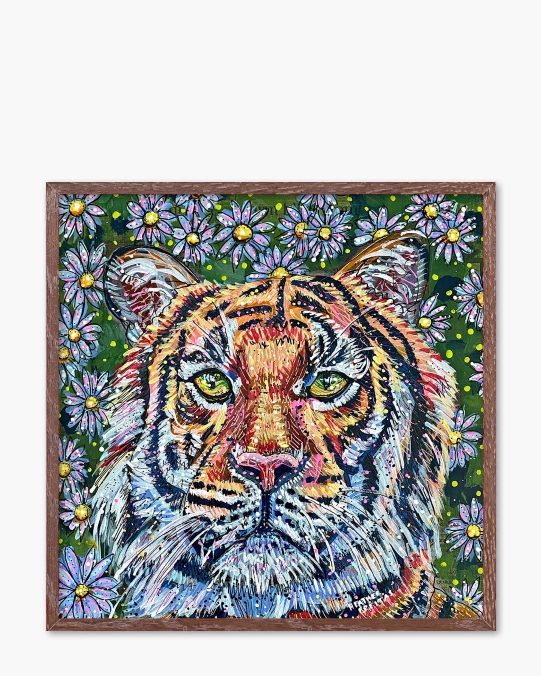 Daisy Tiger - Limited Edition Signed Paper Printt