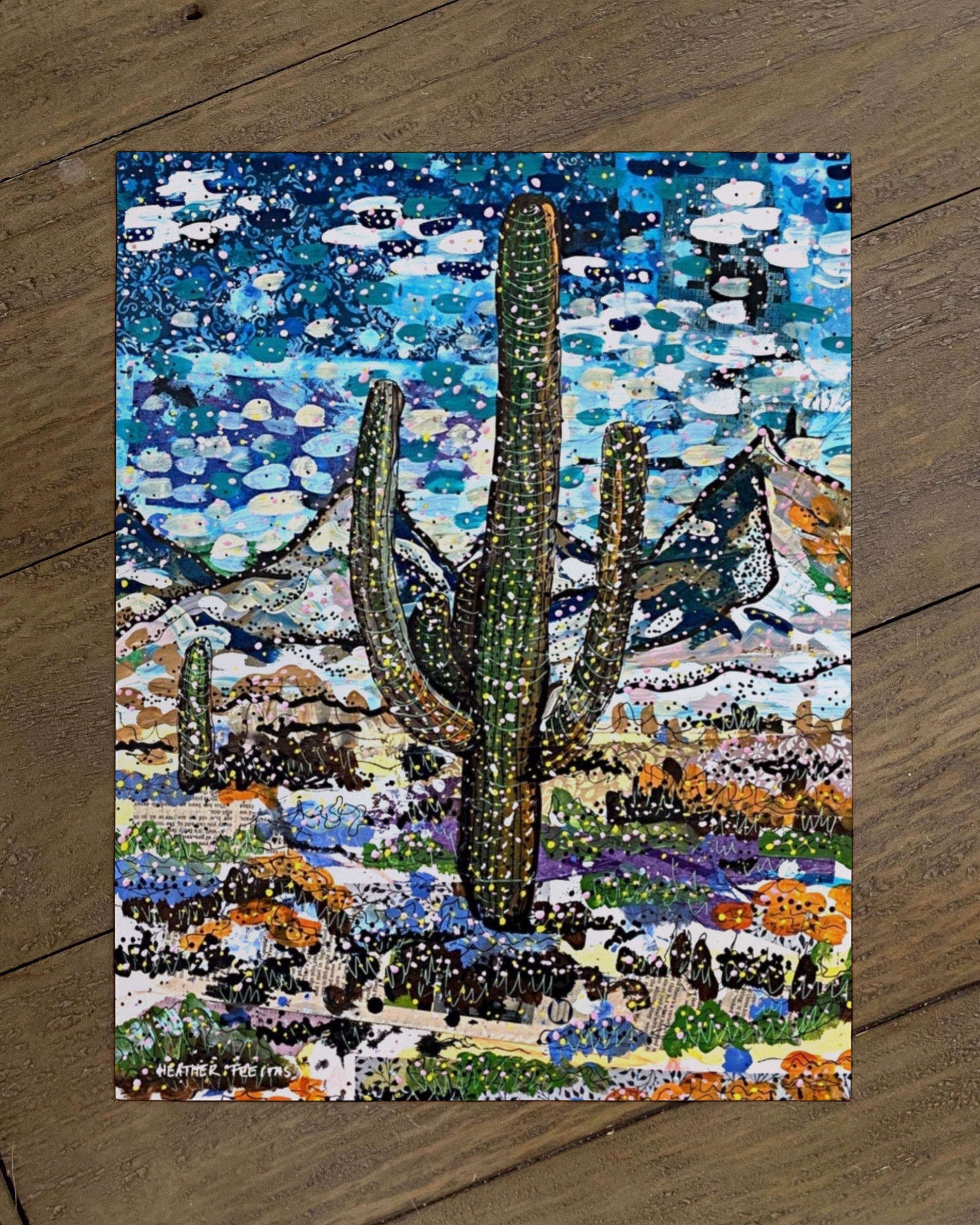 Cactus Peaks - Limited Edition Print