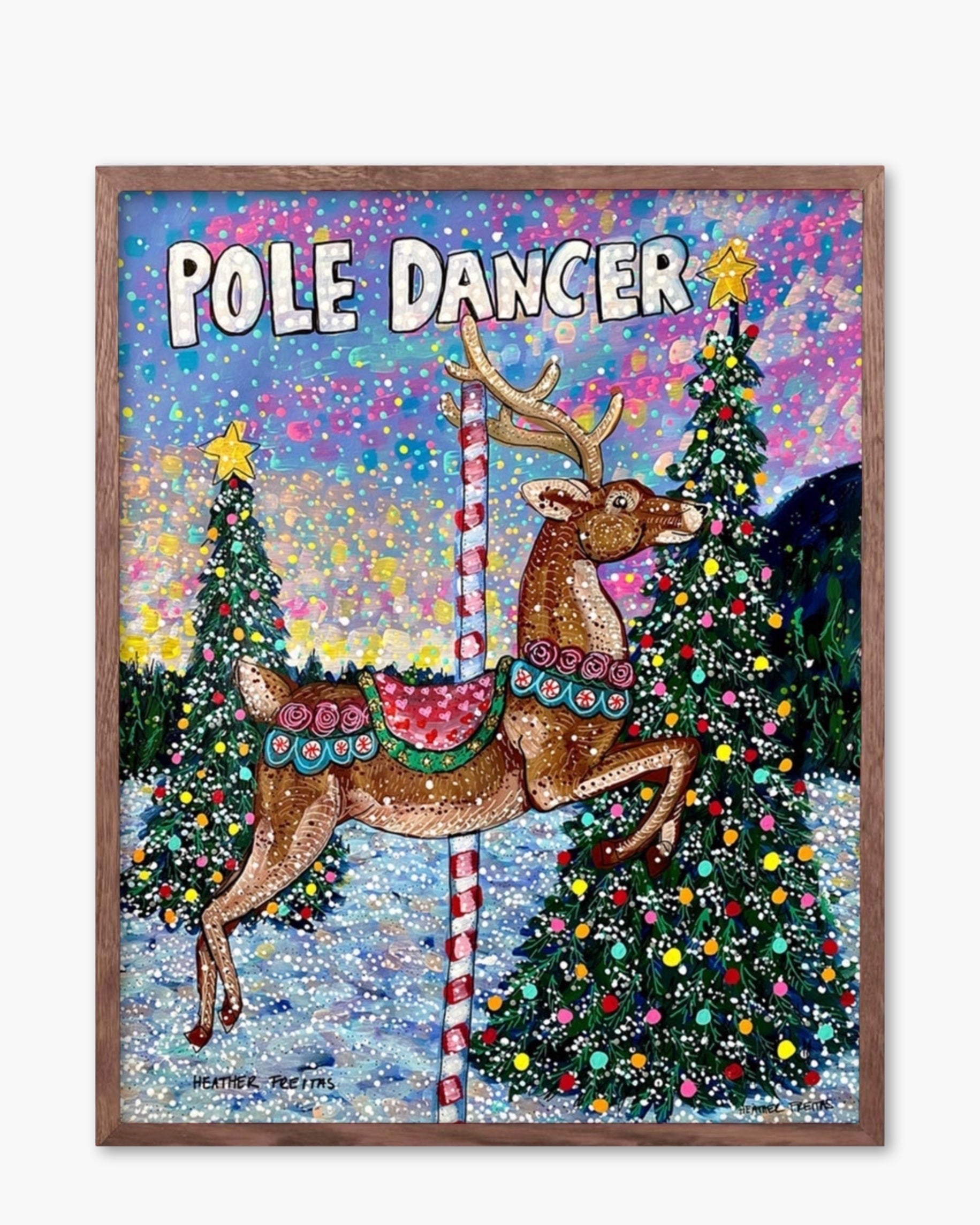 Pole Dancer - Limited Edition Signed Paper Print