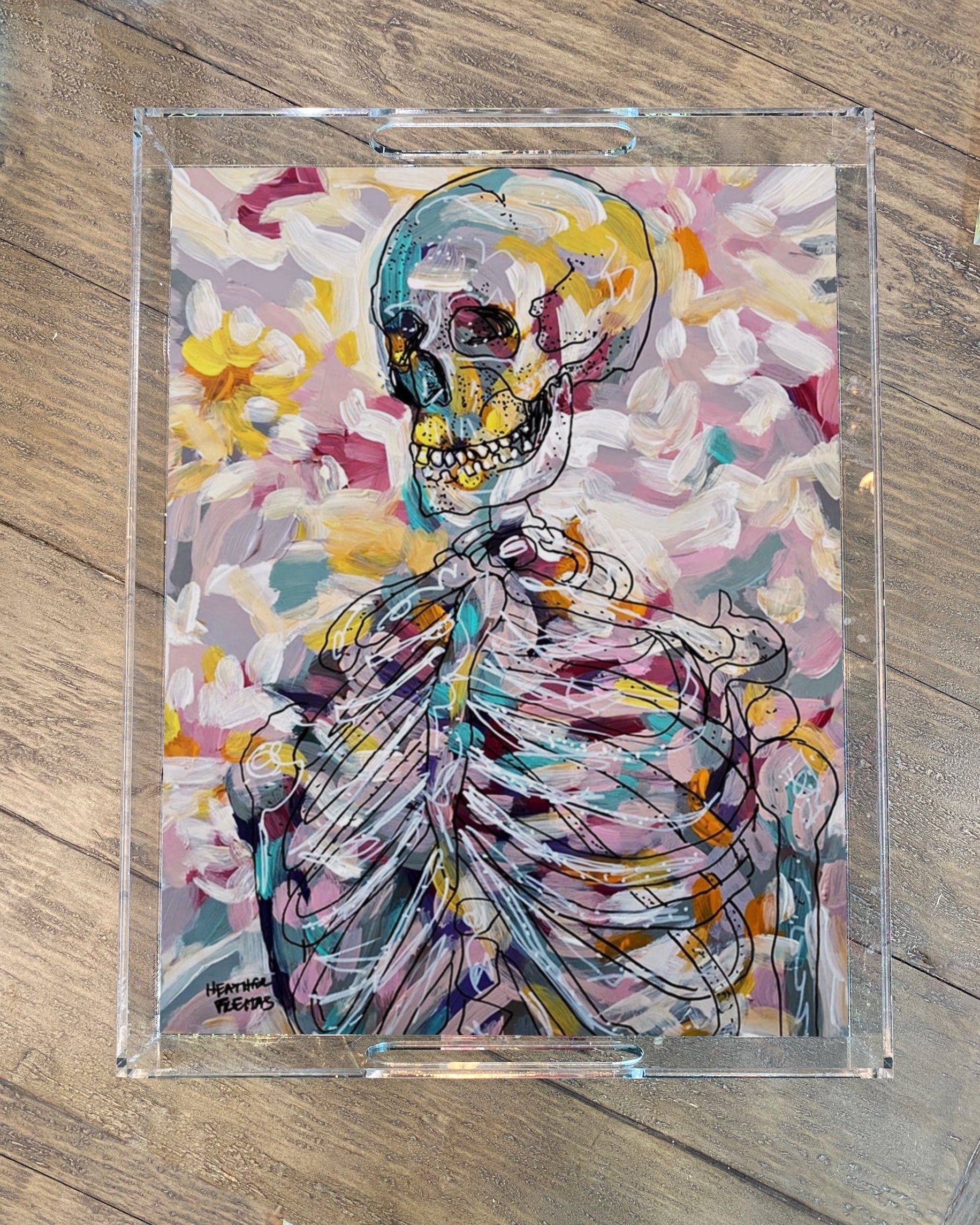 Pastel Skeleton - Limited Edition Acrylic Tray