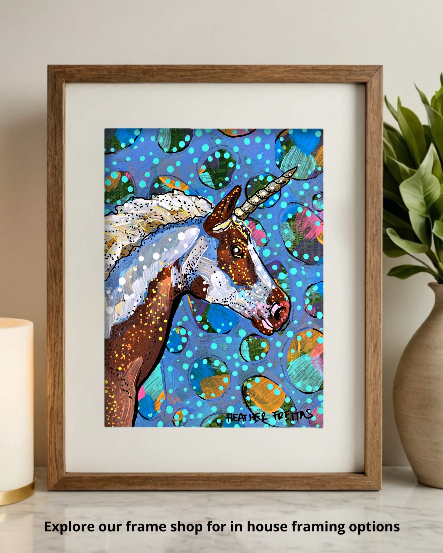 Painted Unicorn - Limited Edition Print