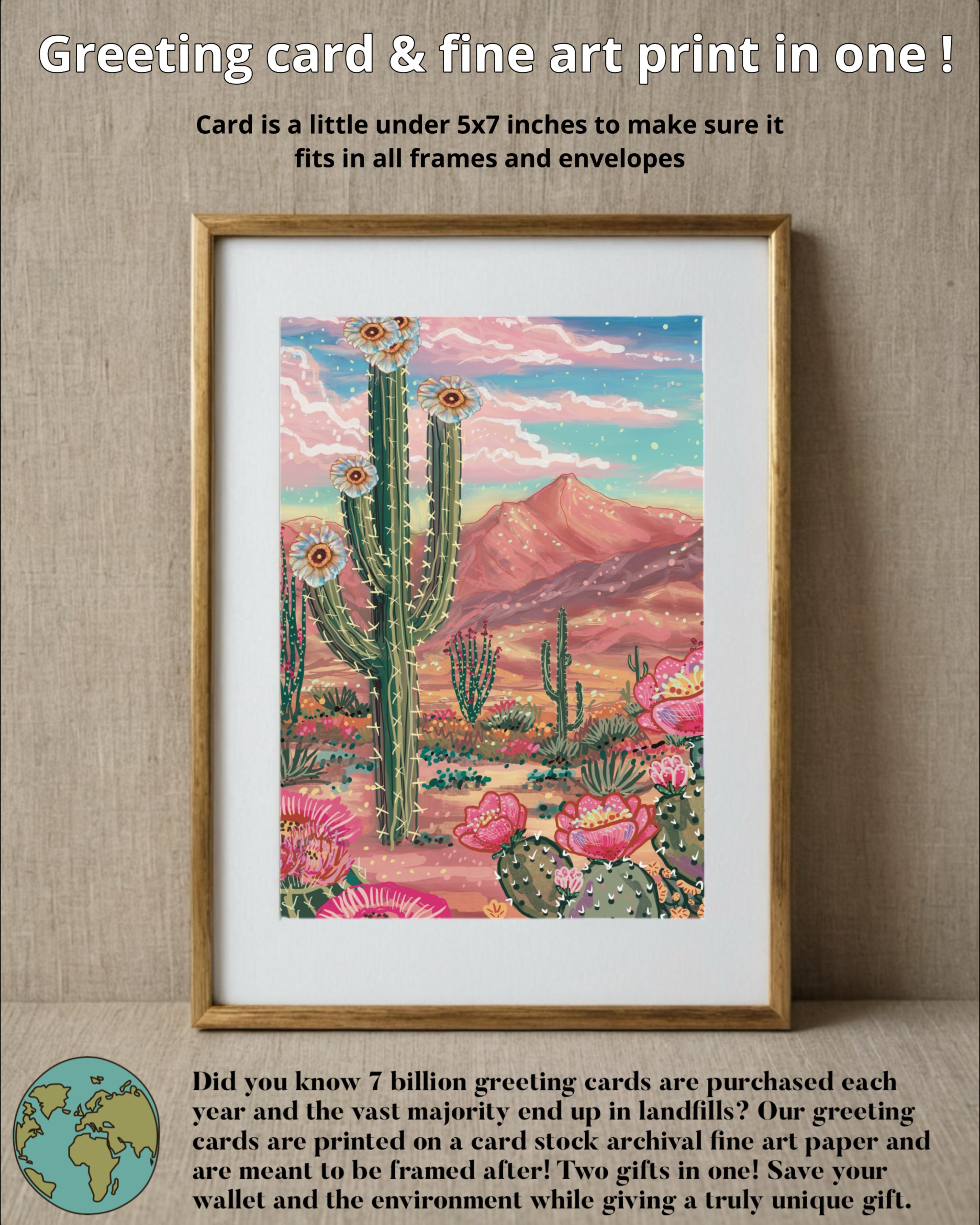 Southwest Paradise - Limited Edition Greeting Card / Fine Art Print