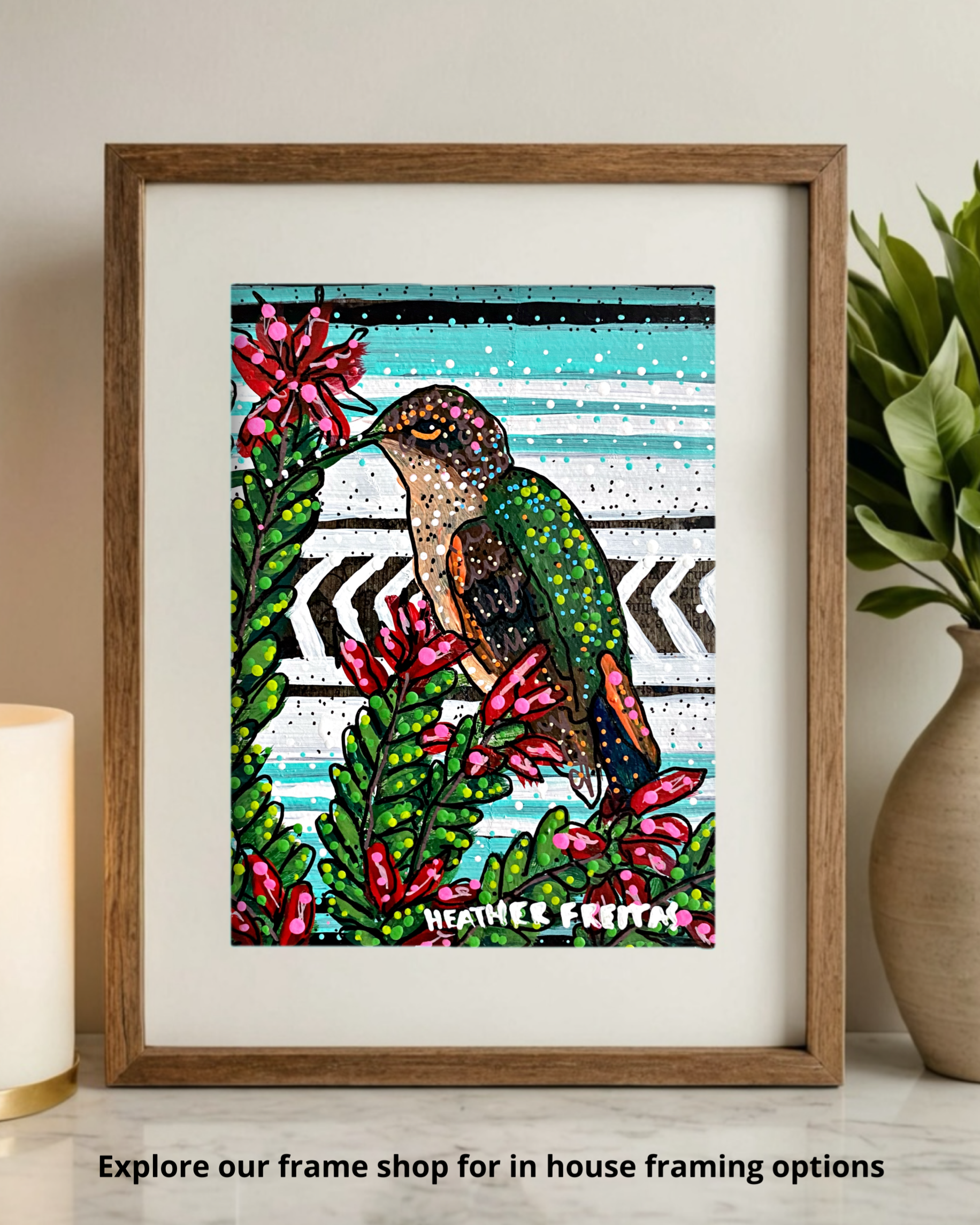 Ocotillo Hummingbird - Limited Edition Print