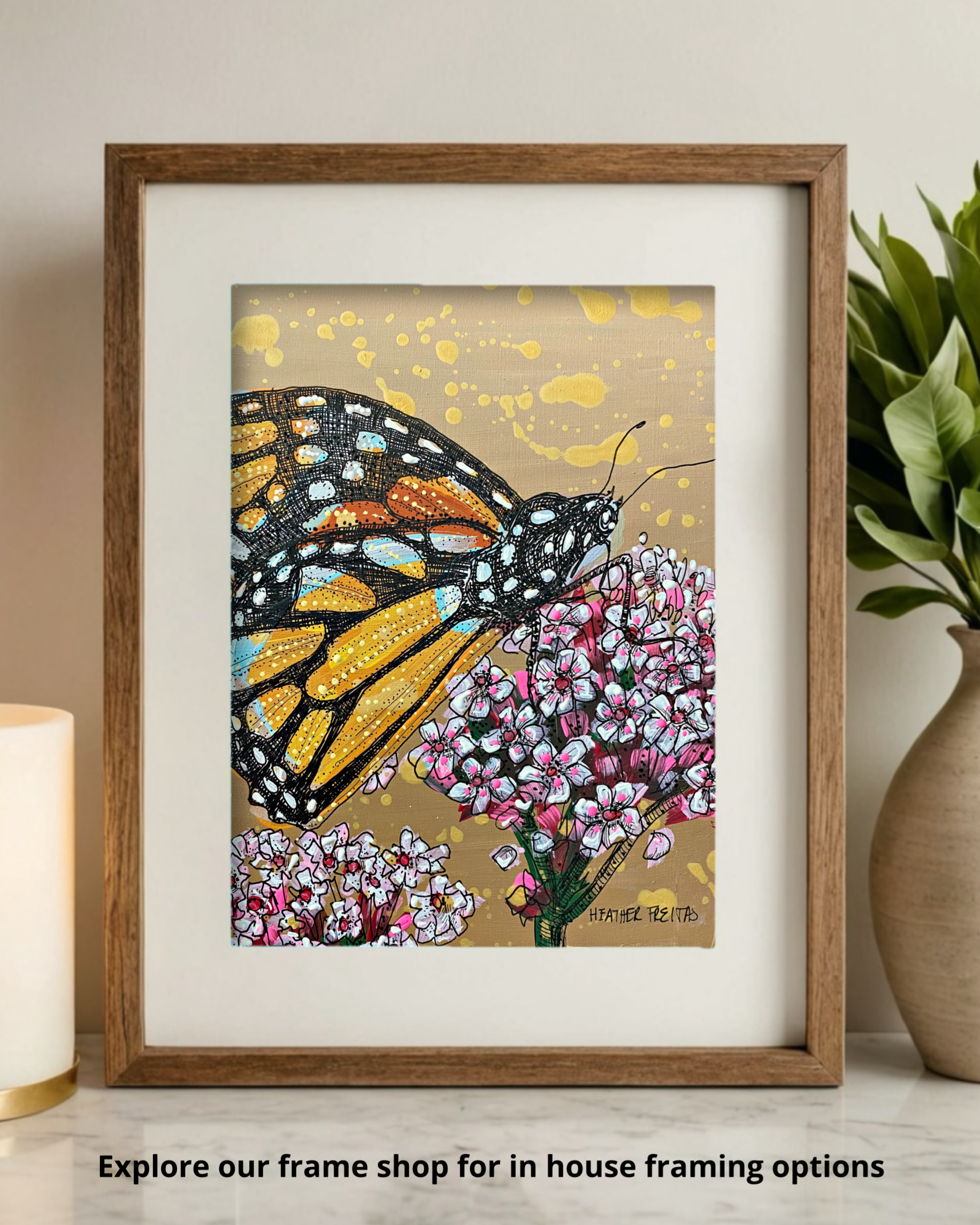 Citrine Monarch - Limited Edition Print