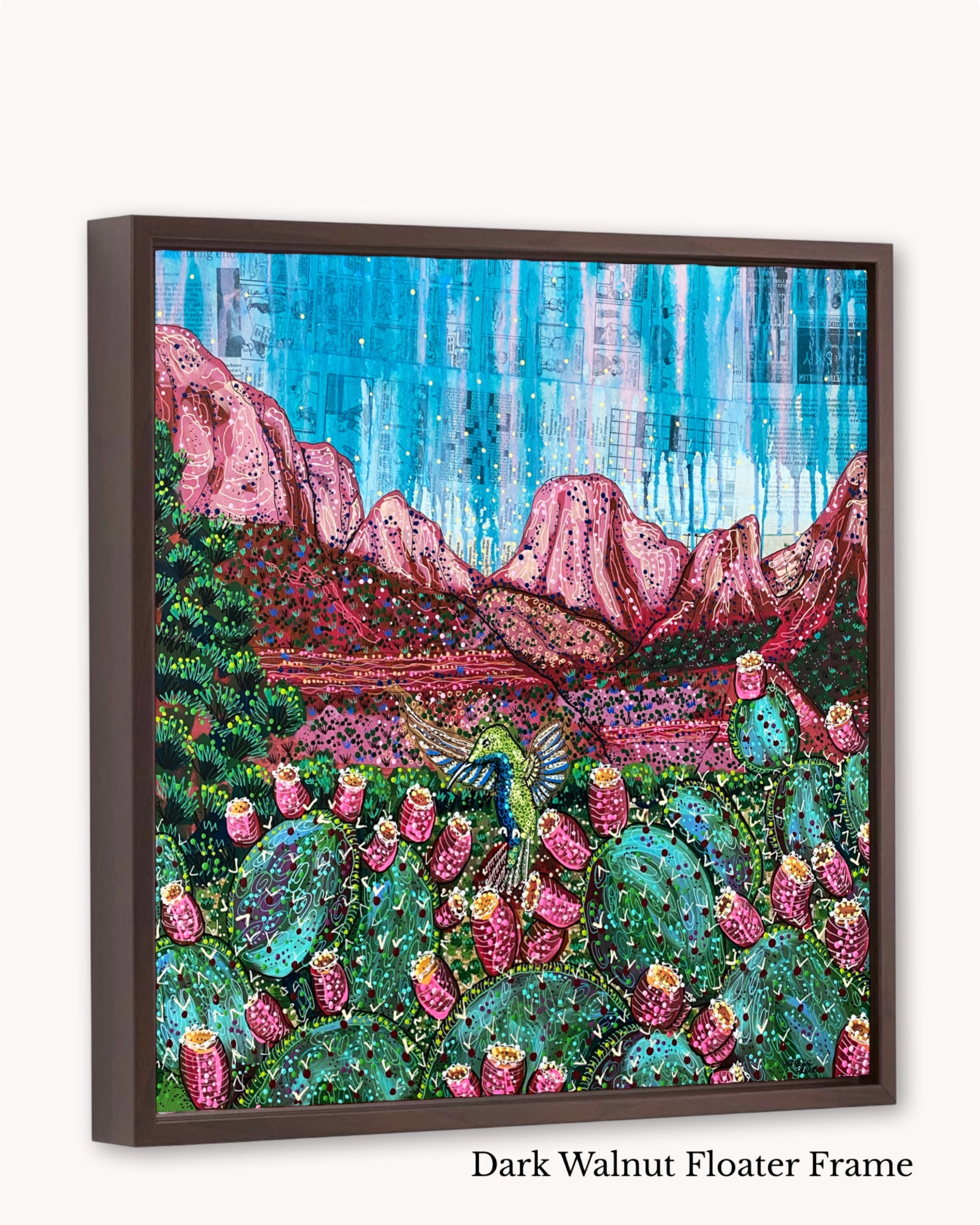 Prickly Pear Paradise ( Original Painting )