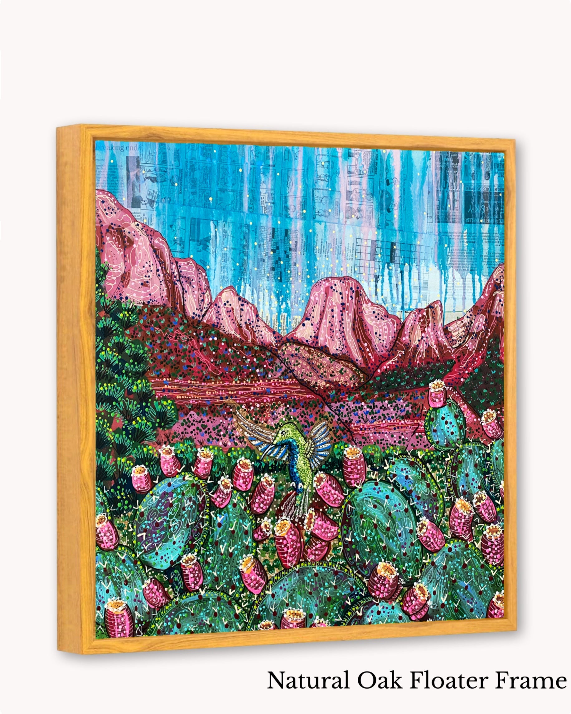 Prickly Pear Paradise ( Original Painting )