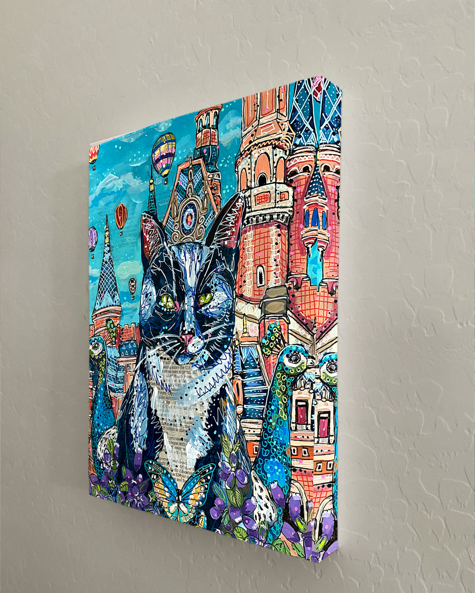 Sky Castle Cat - Limited Edition Print