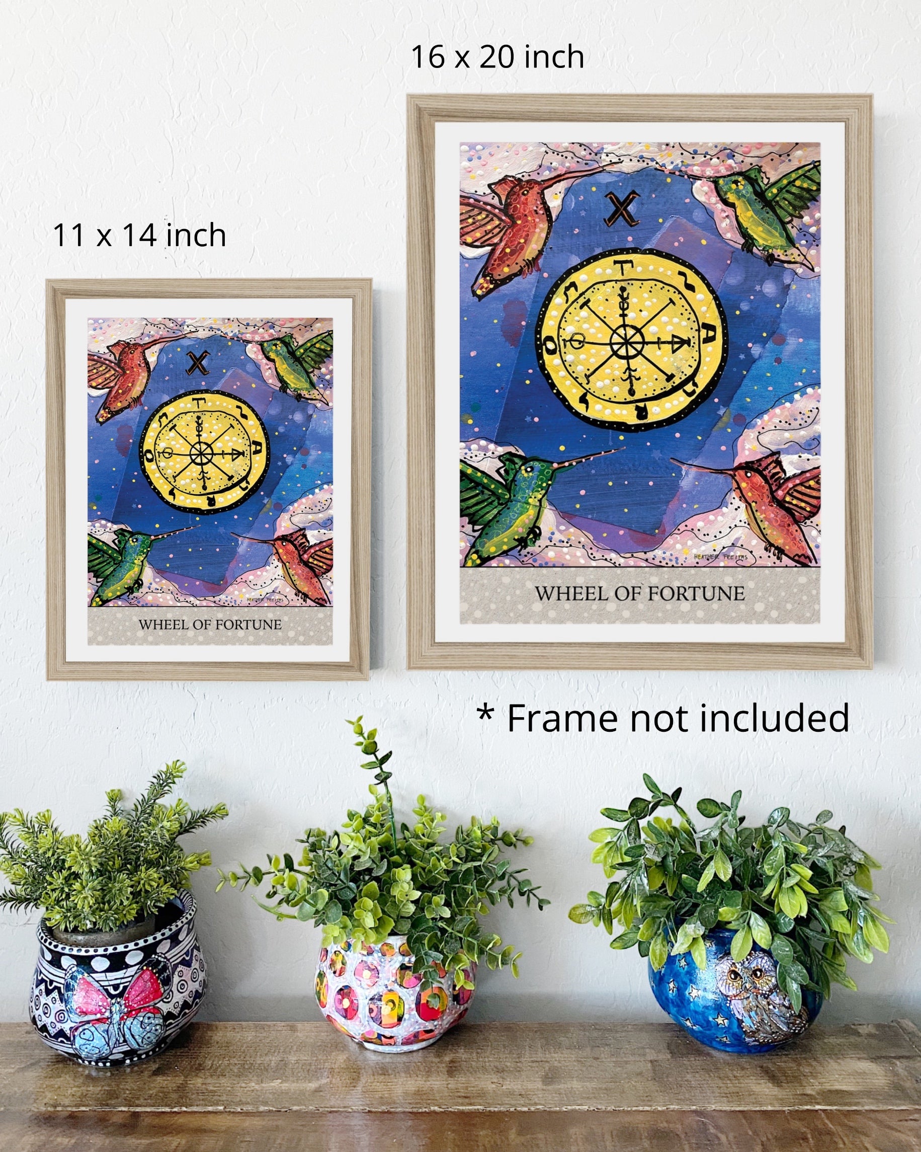 The Wheel Of Fortune Tarot Hahnemühle Photo Rag Print