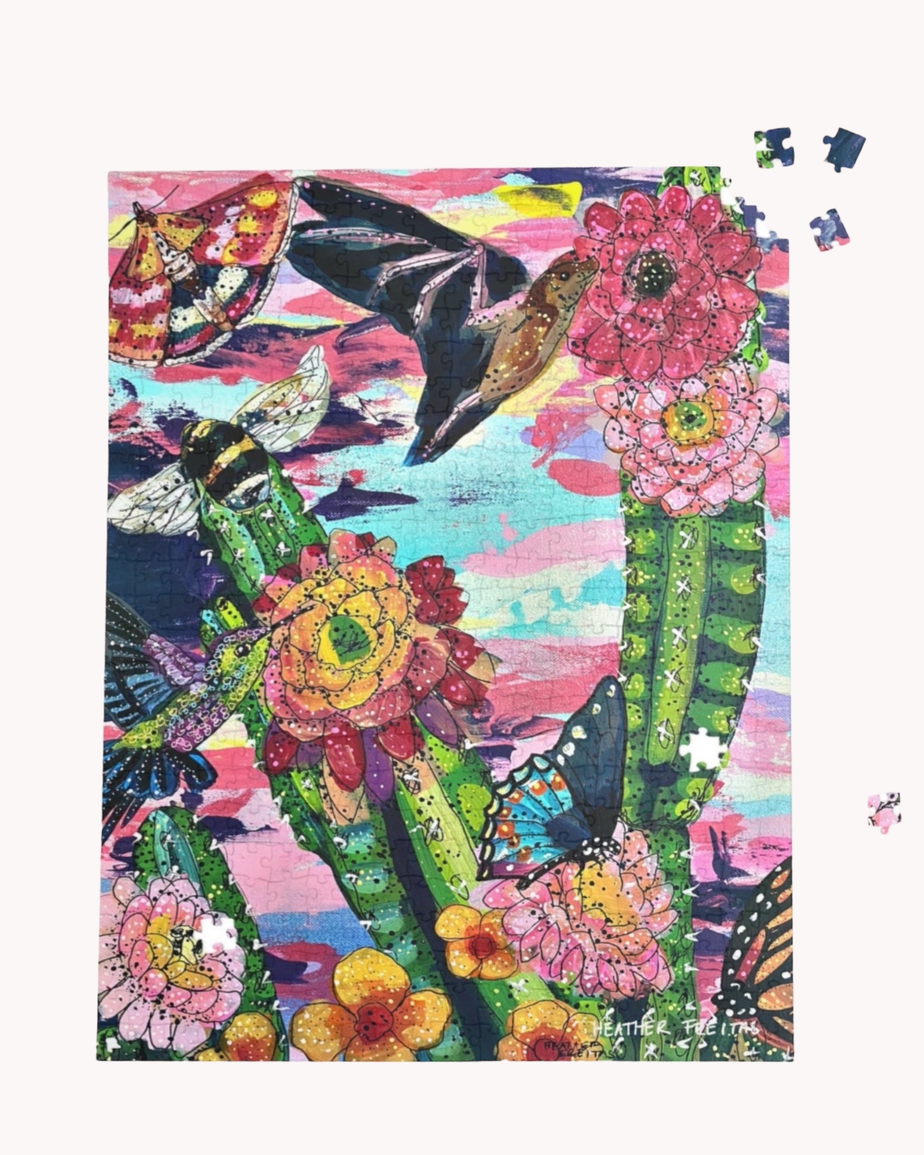 Desert Dawn Pollinators Limited Edition Puzzle