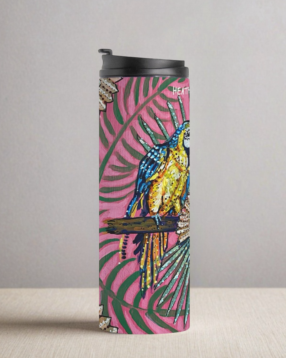 Parrot Paradise Thermal Tumbler 16 oz.