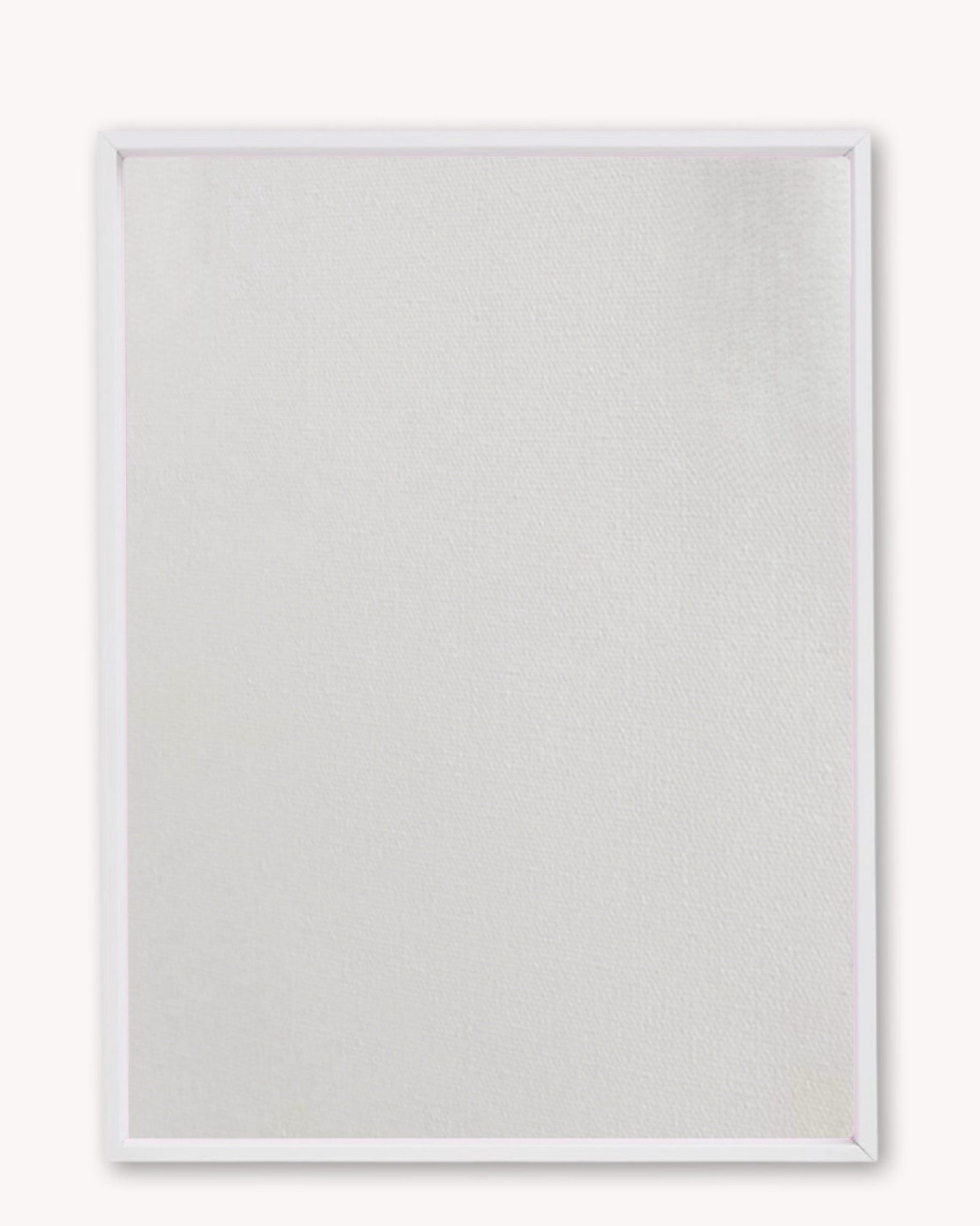 White Floater Frame ( for works on canvas )