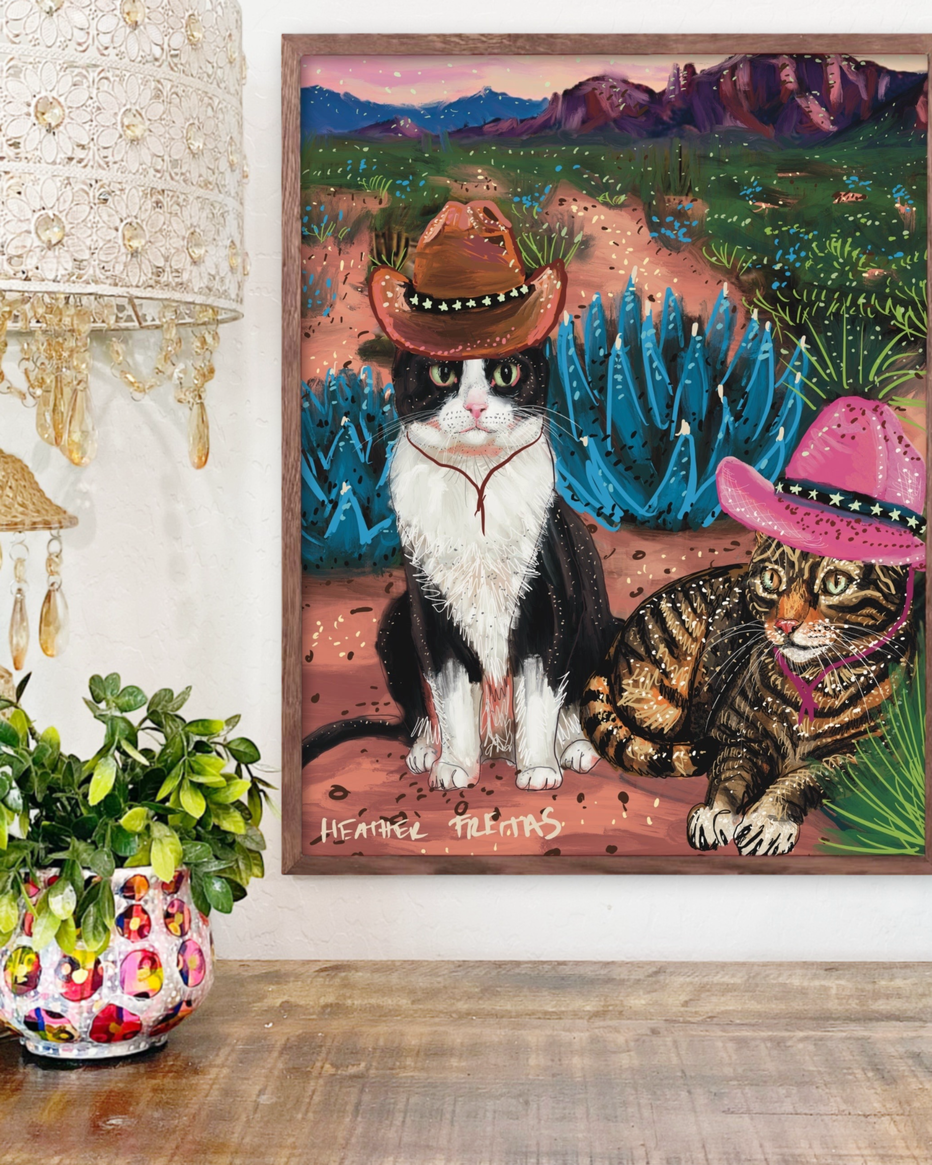 Cowboy Cats - Limited Edition Print