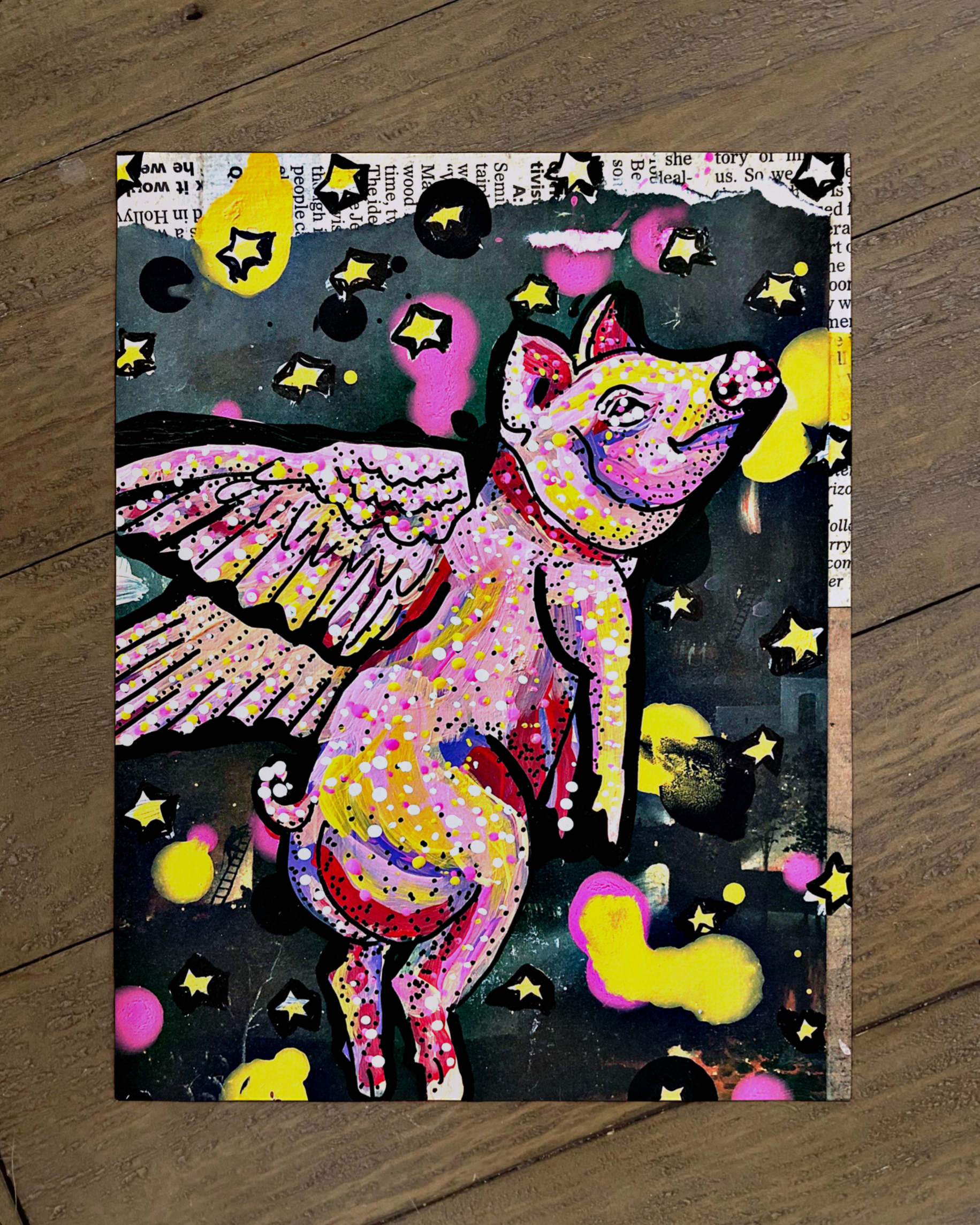 OG Flying Pig - Limited Edition Small Paper Print