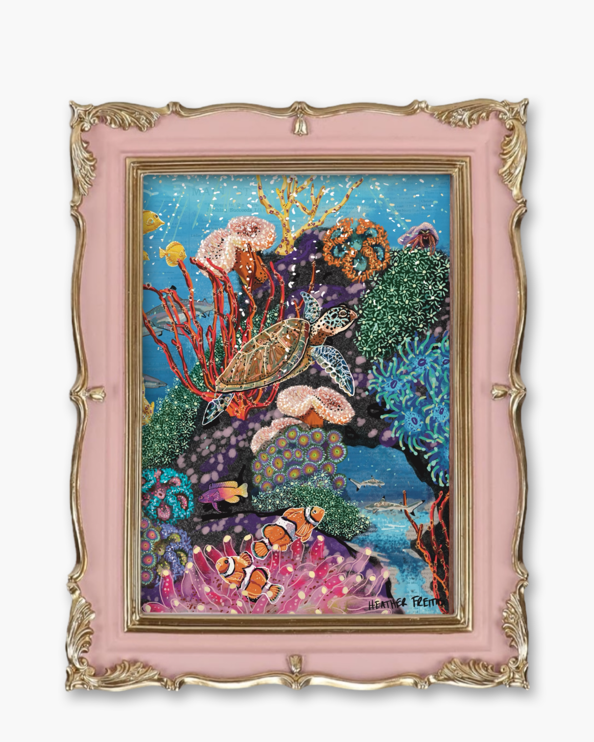 Reef Fine Art Magnet ( Large )