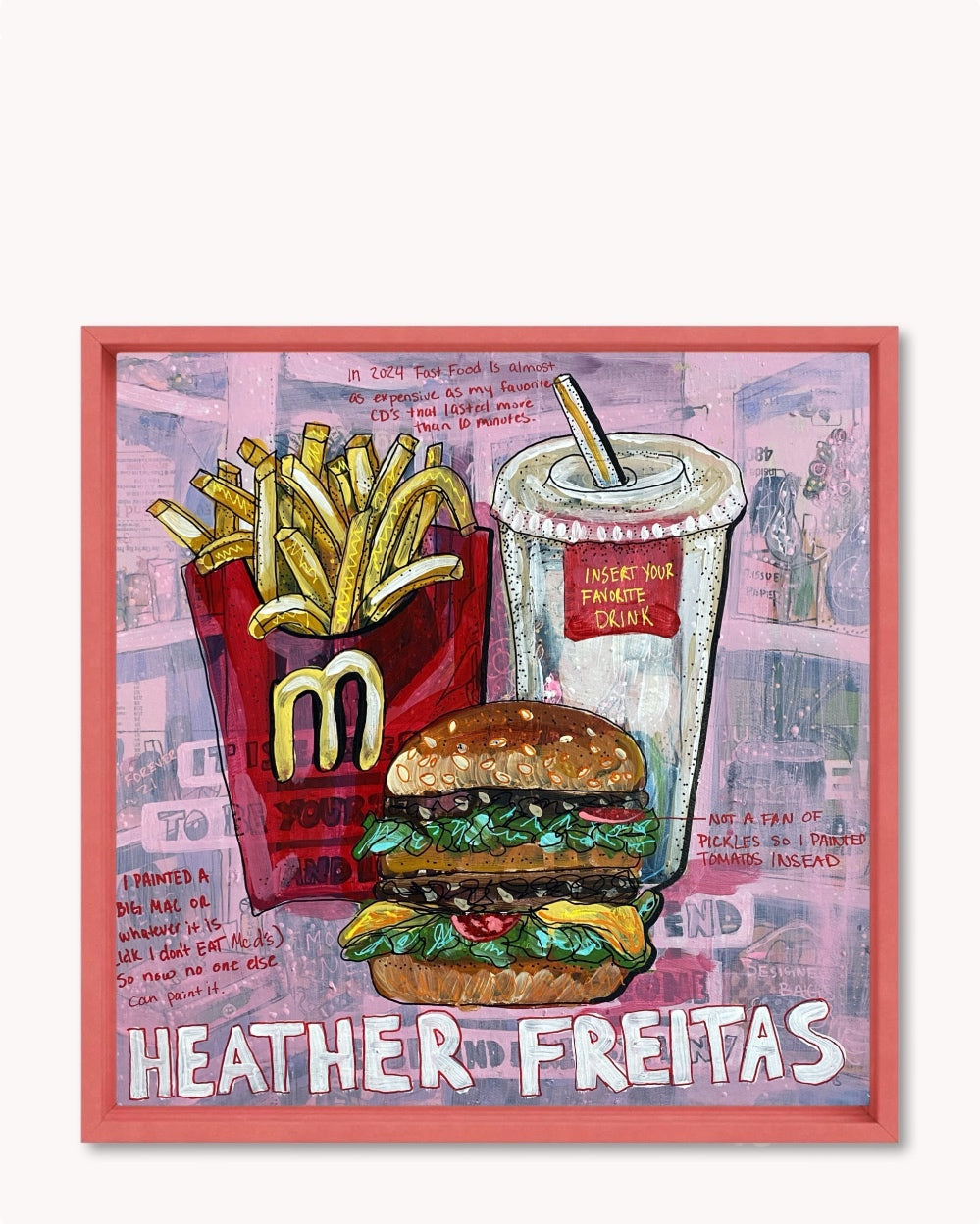 I Painted A Big Mac Or Whatever ( Original Painting )