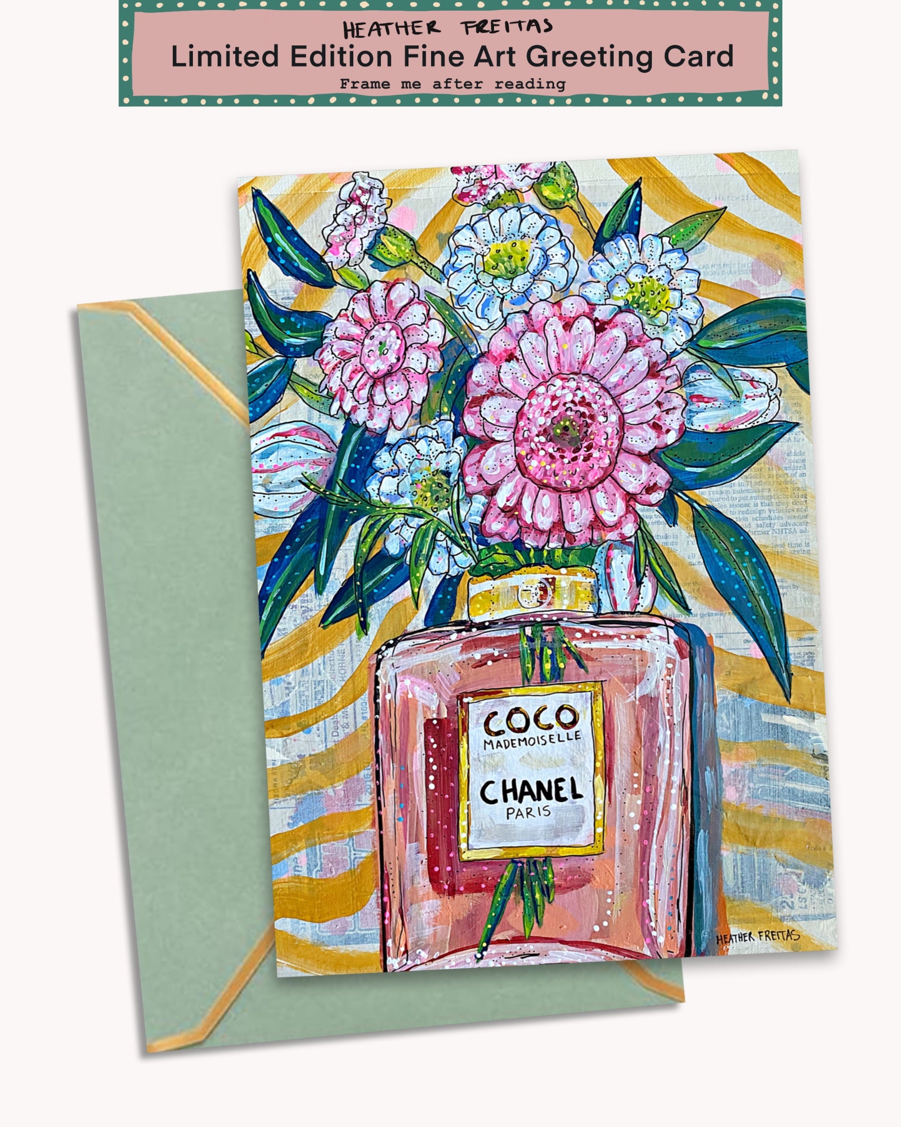 Perfume Bouquet - Limited Edition Greeting Card / Fine Art Print