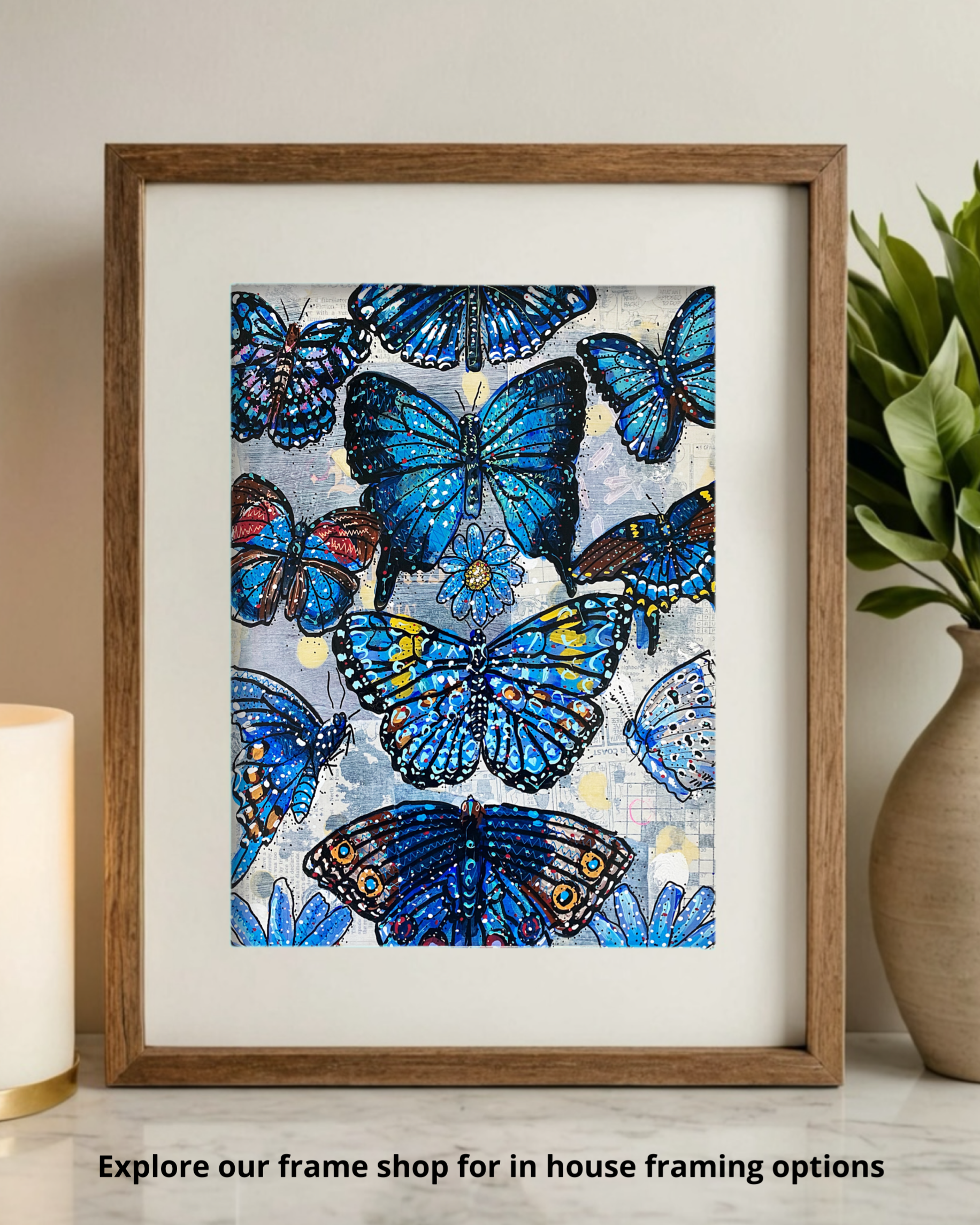 Butterfly Blue - Limited Edition Print