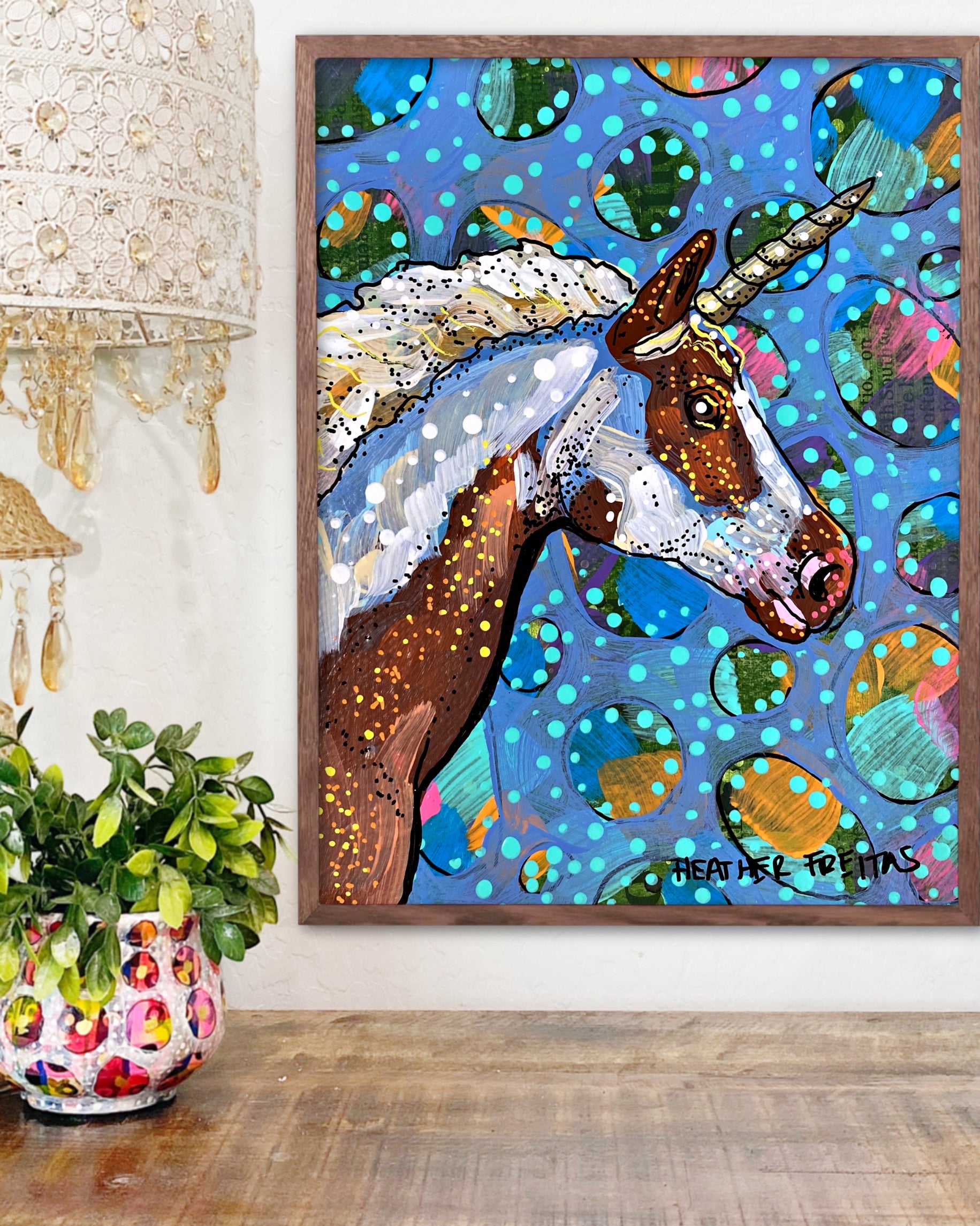 Painted Unicorn - Limited Edition Print