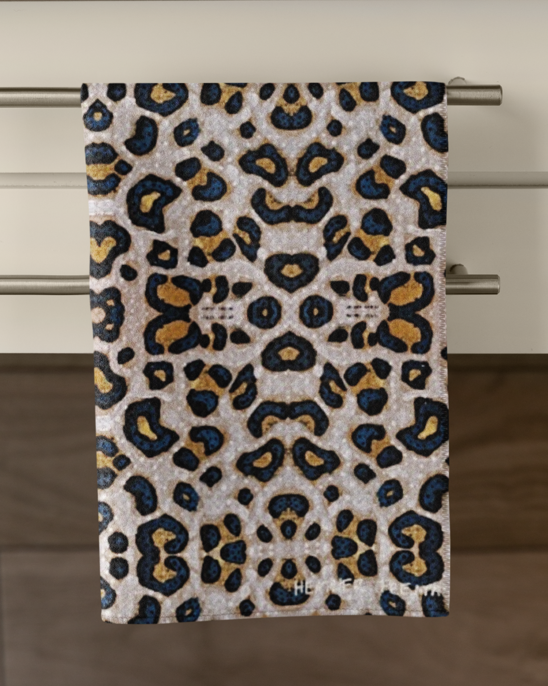 Polka Dot Leopard Print Tea Towel