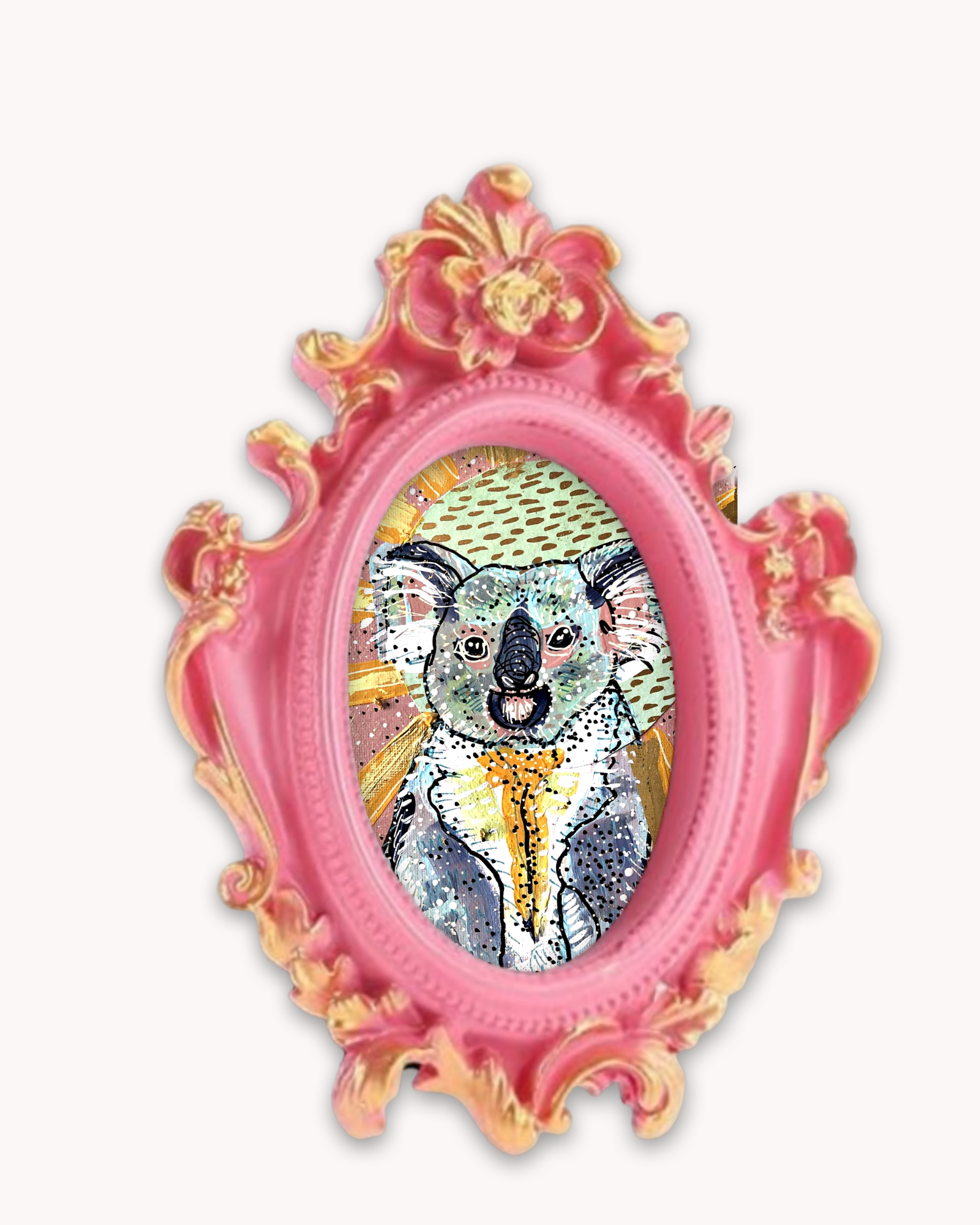 Carole The Koala Framed Magnet