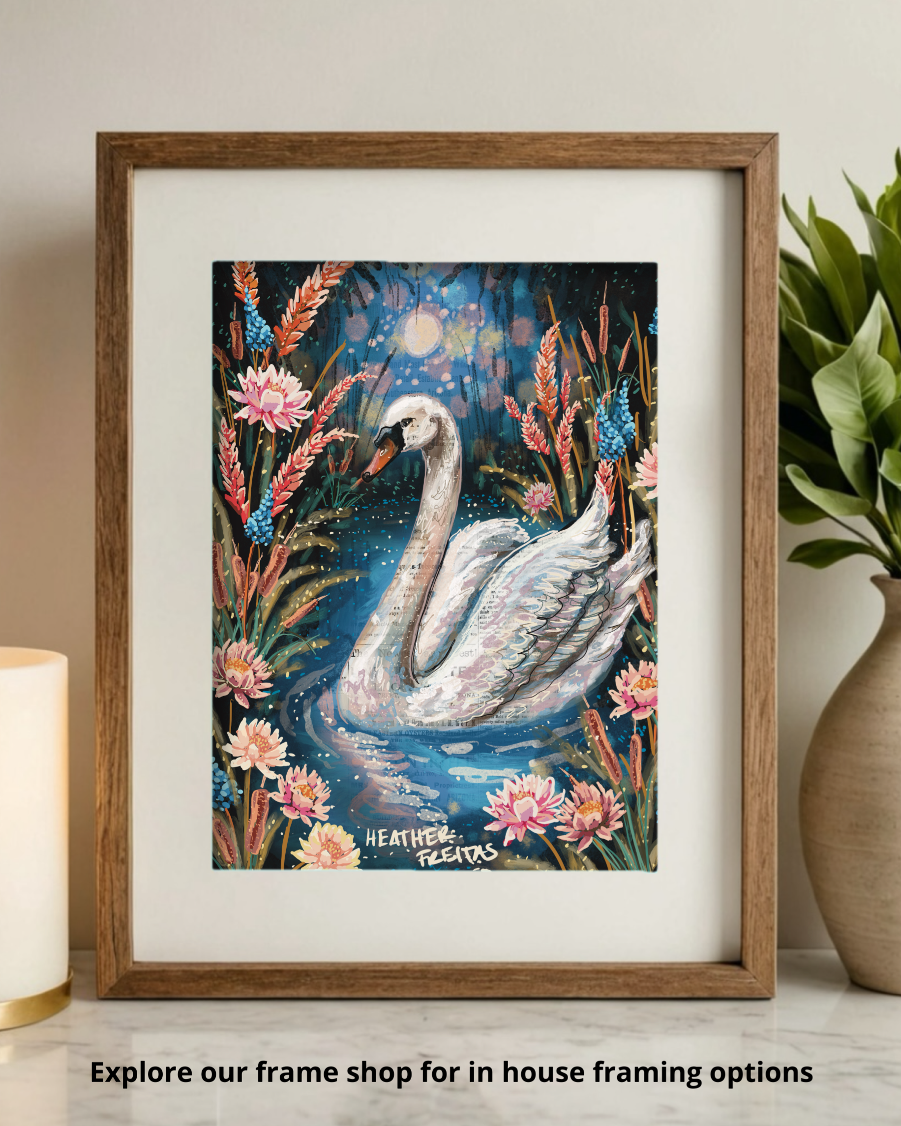 Swan Lake - Limited Edition Print