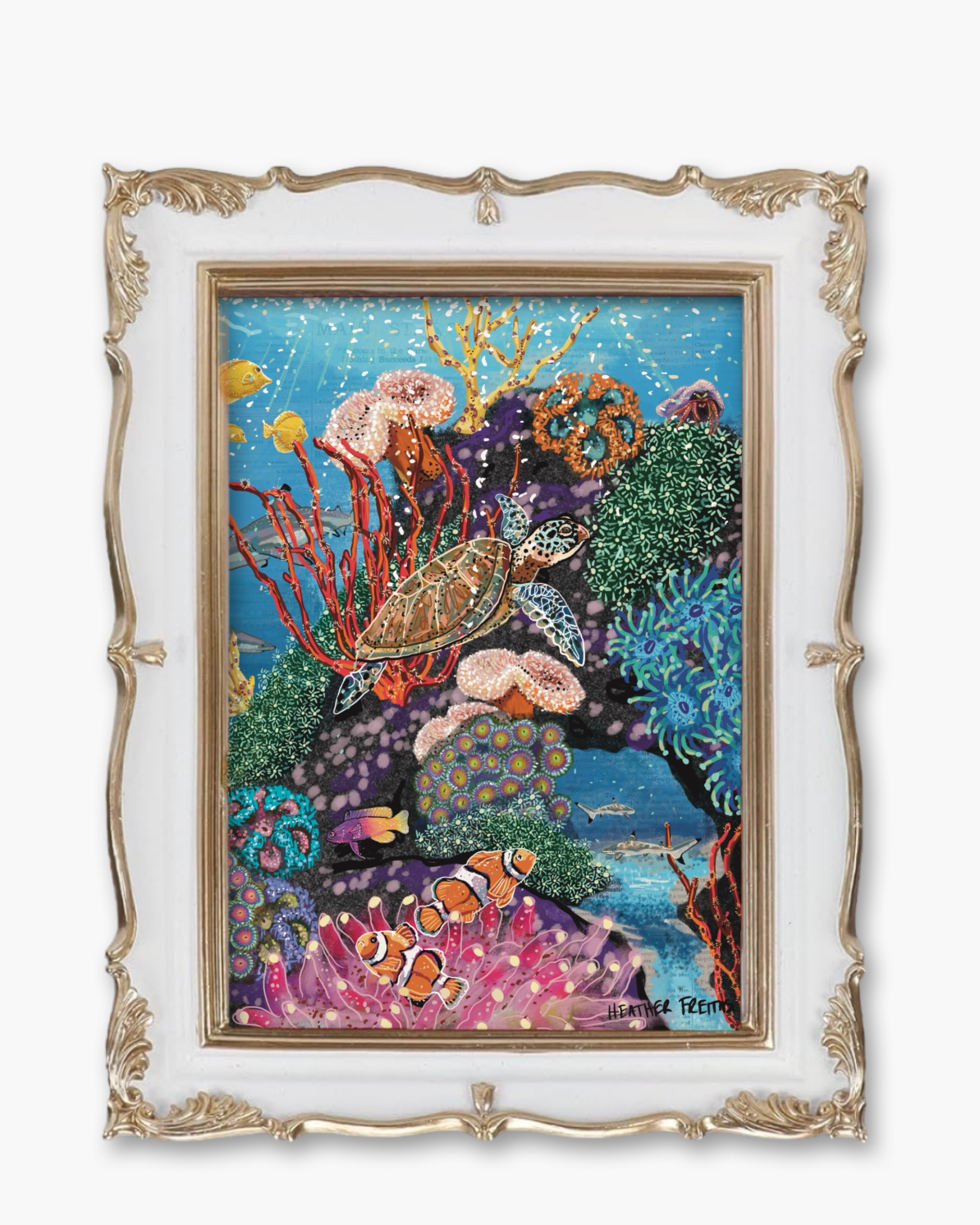 Reef Fine Art Magnet ( Large )