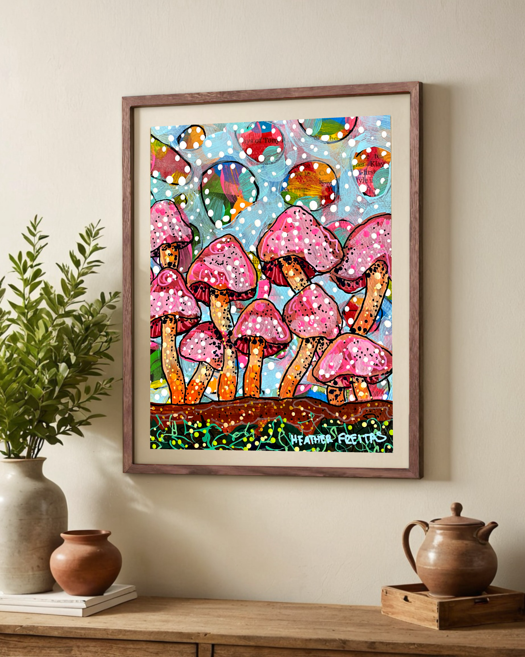 Cotton Candy Caps - Limited Edition Signed Paper Print