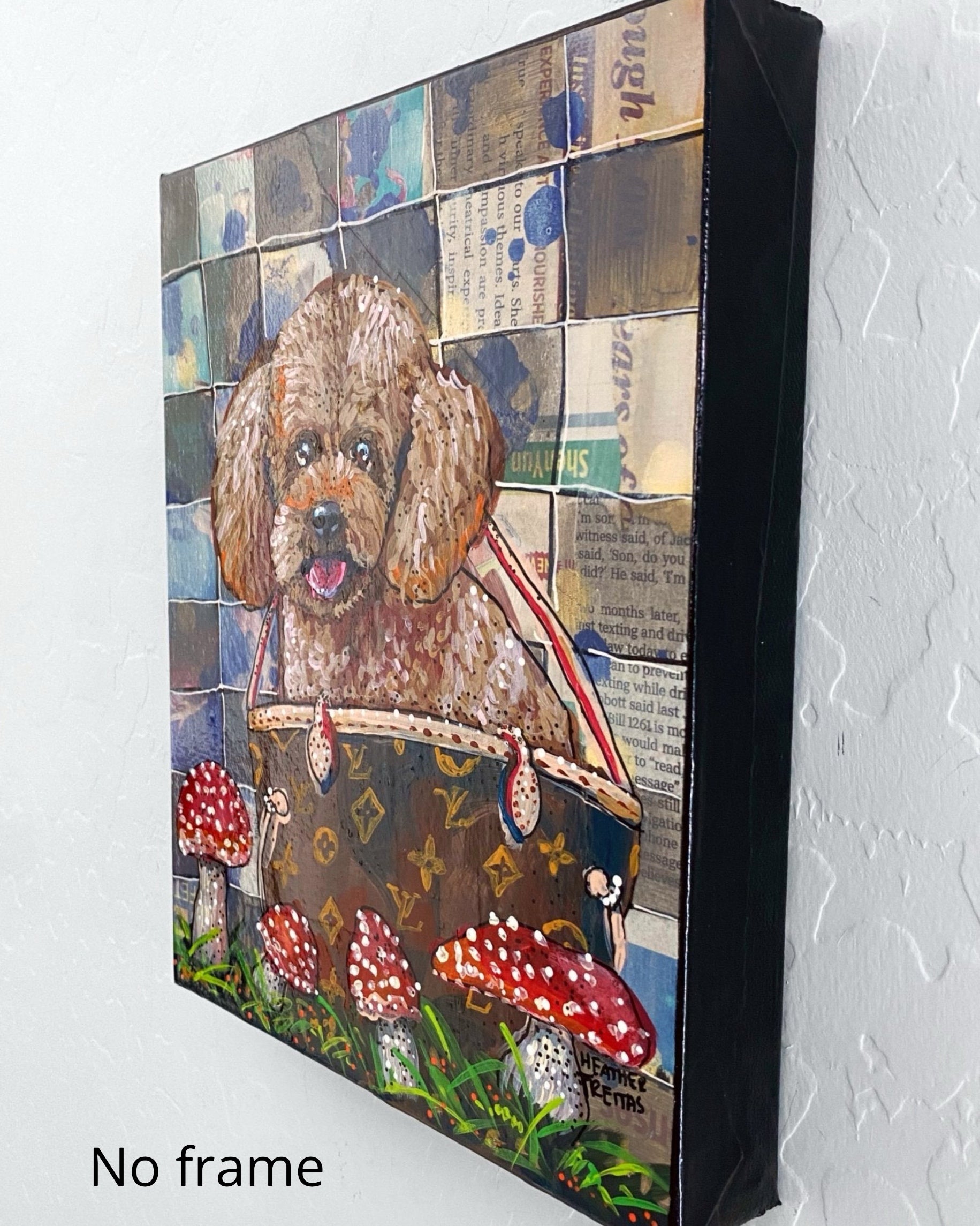 Chocolate Toy Poodle ( Original Painting )