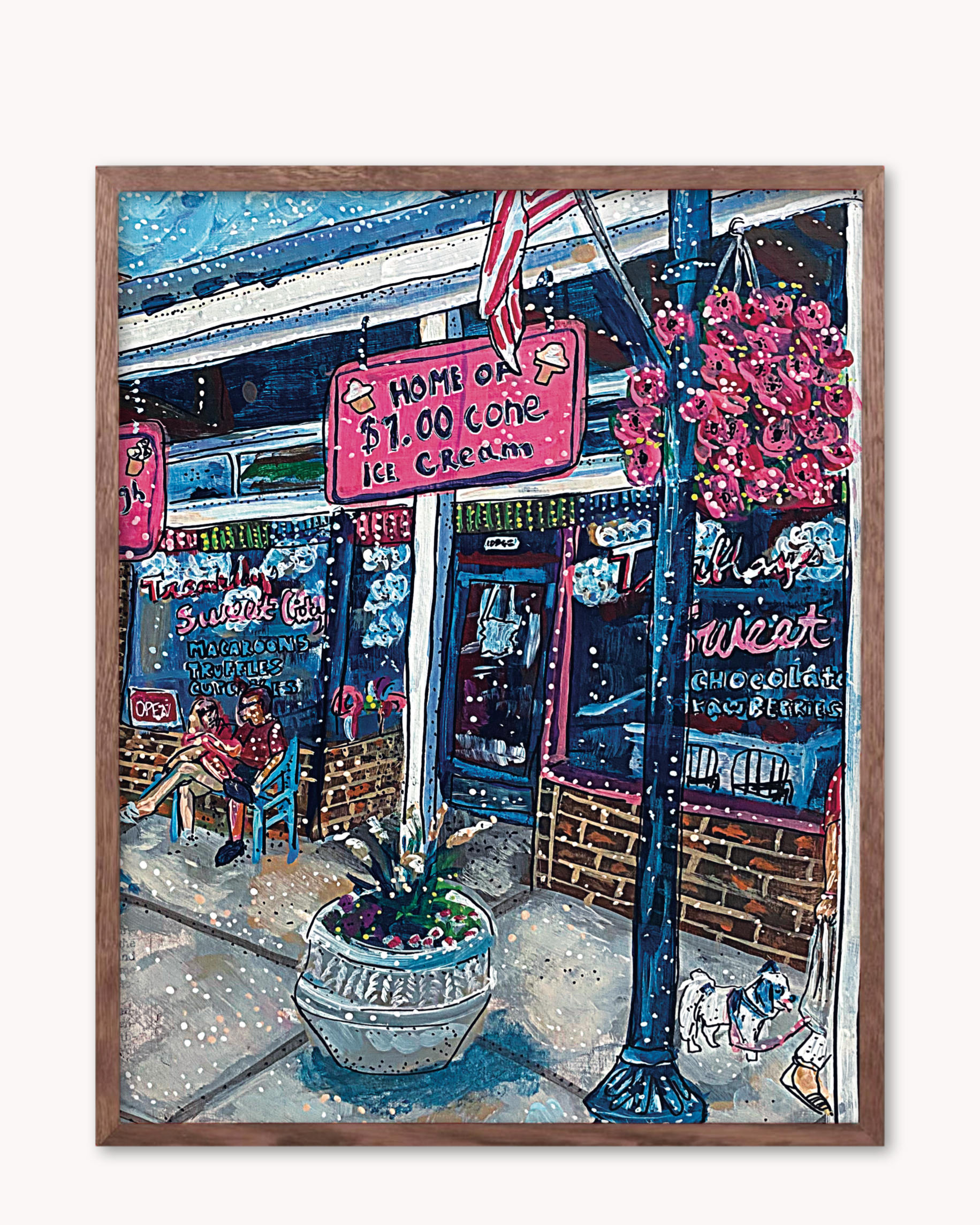 Vintage Icecream Shop - Limited Edition Print