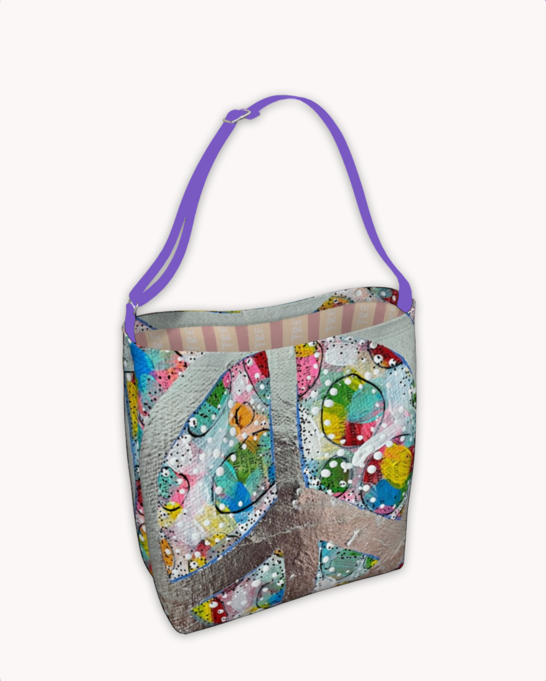 Siler Glam Peace Sign Tote