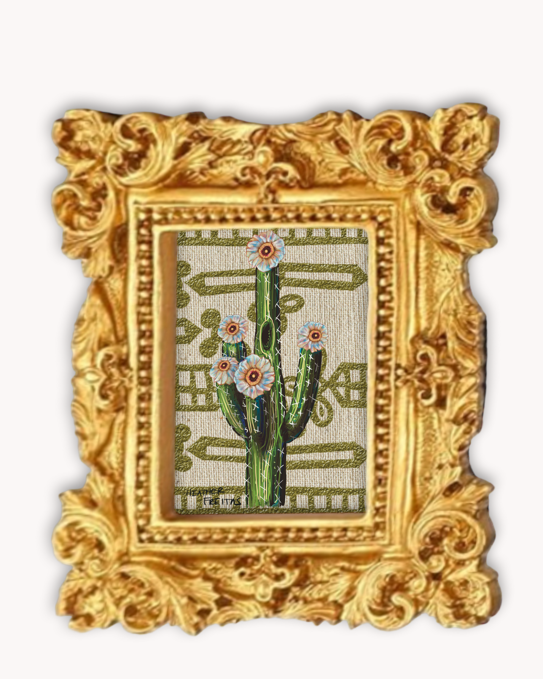 Saguaro Framed Magnet