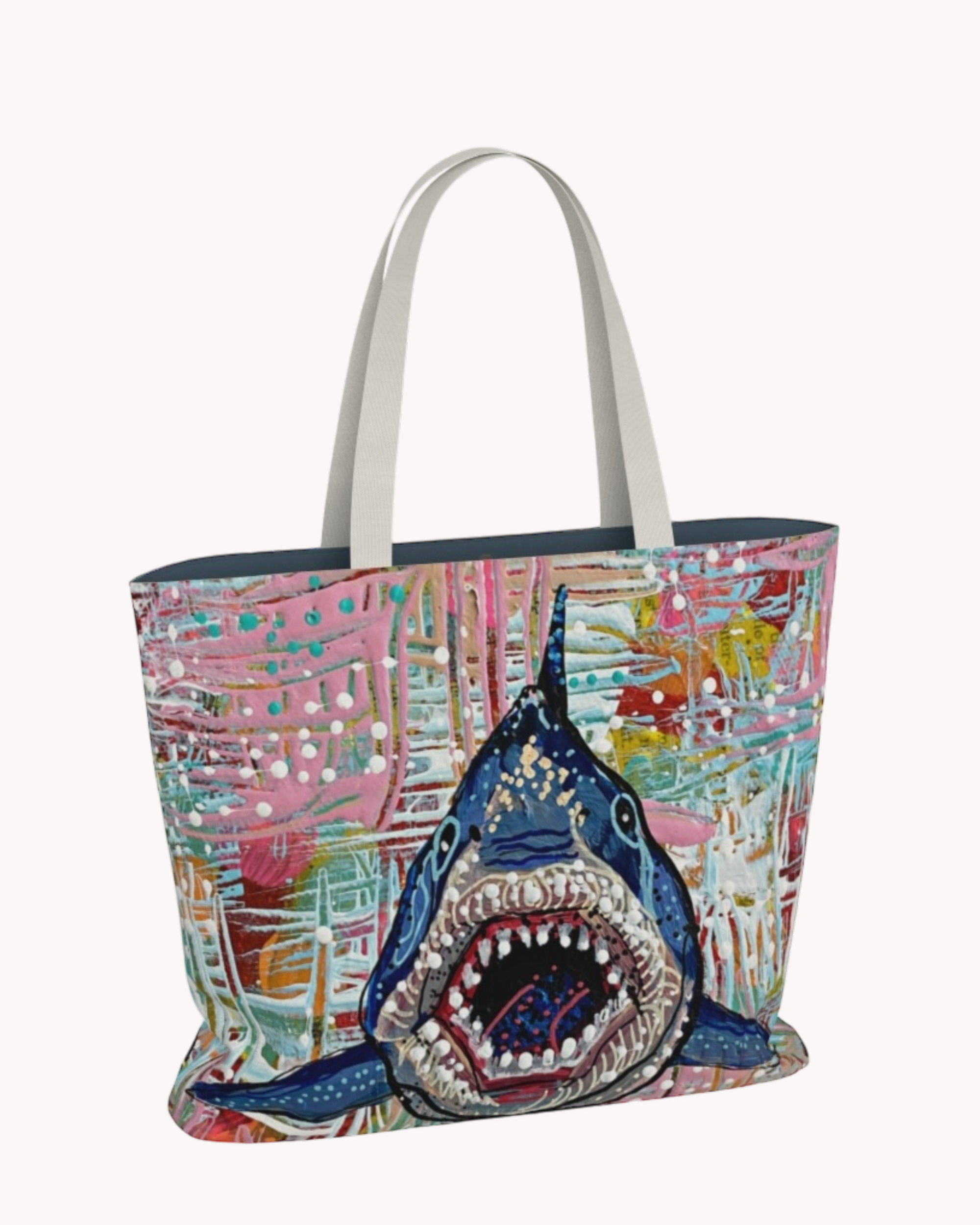 Great White Shark Oversized Tote