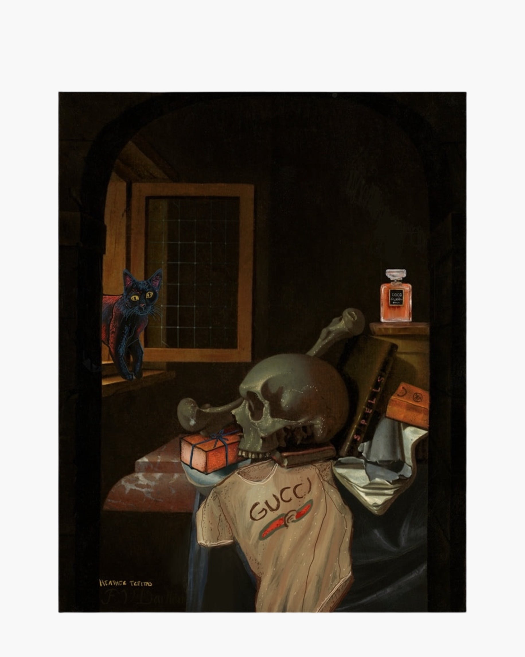 Boujee Halloween - Vanitas Still Life 1650  Hahnemühle Photo Rag Print