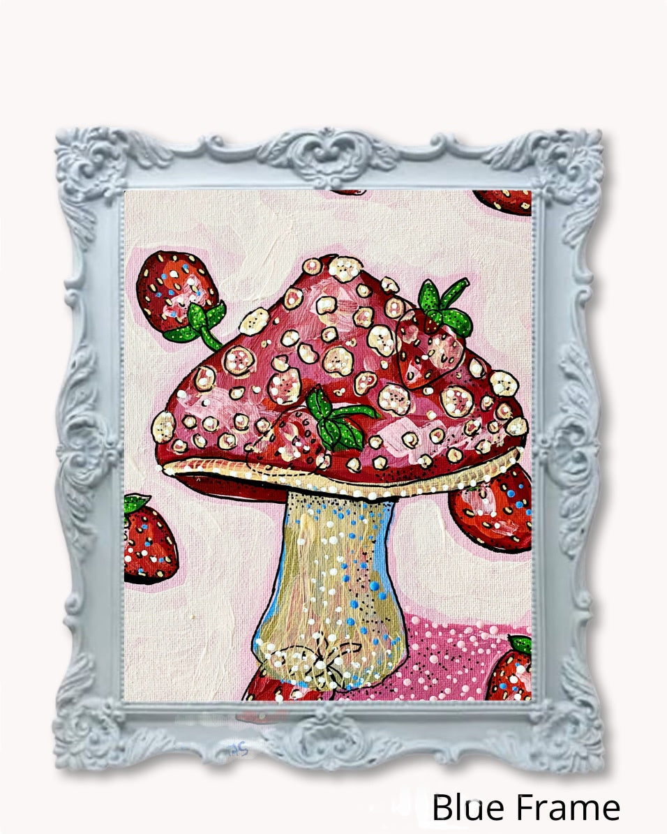 Strawberry Mushroom ( Original Painting )