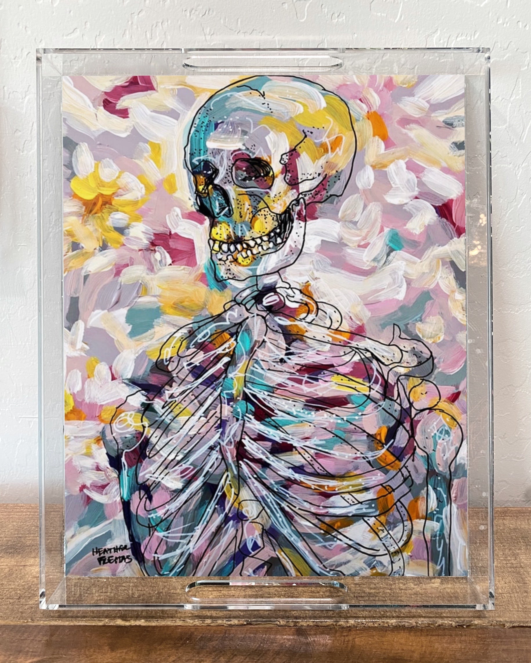 Pastel Skeleton - Limited Edition Acrylic Tray