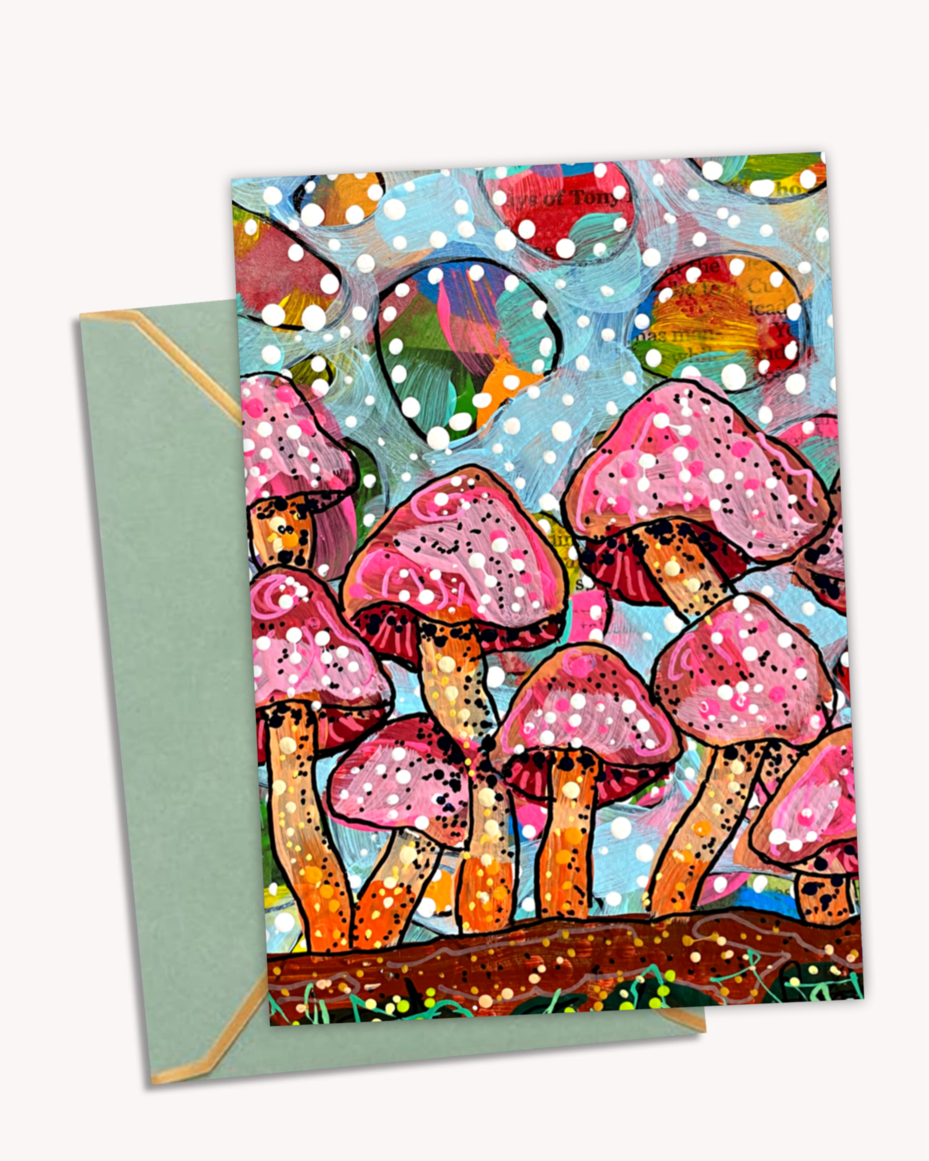 Cotton Candy Caps - Greeting Card / Fine Art Print