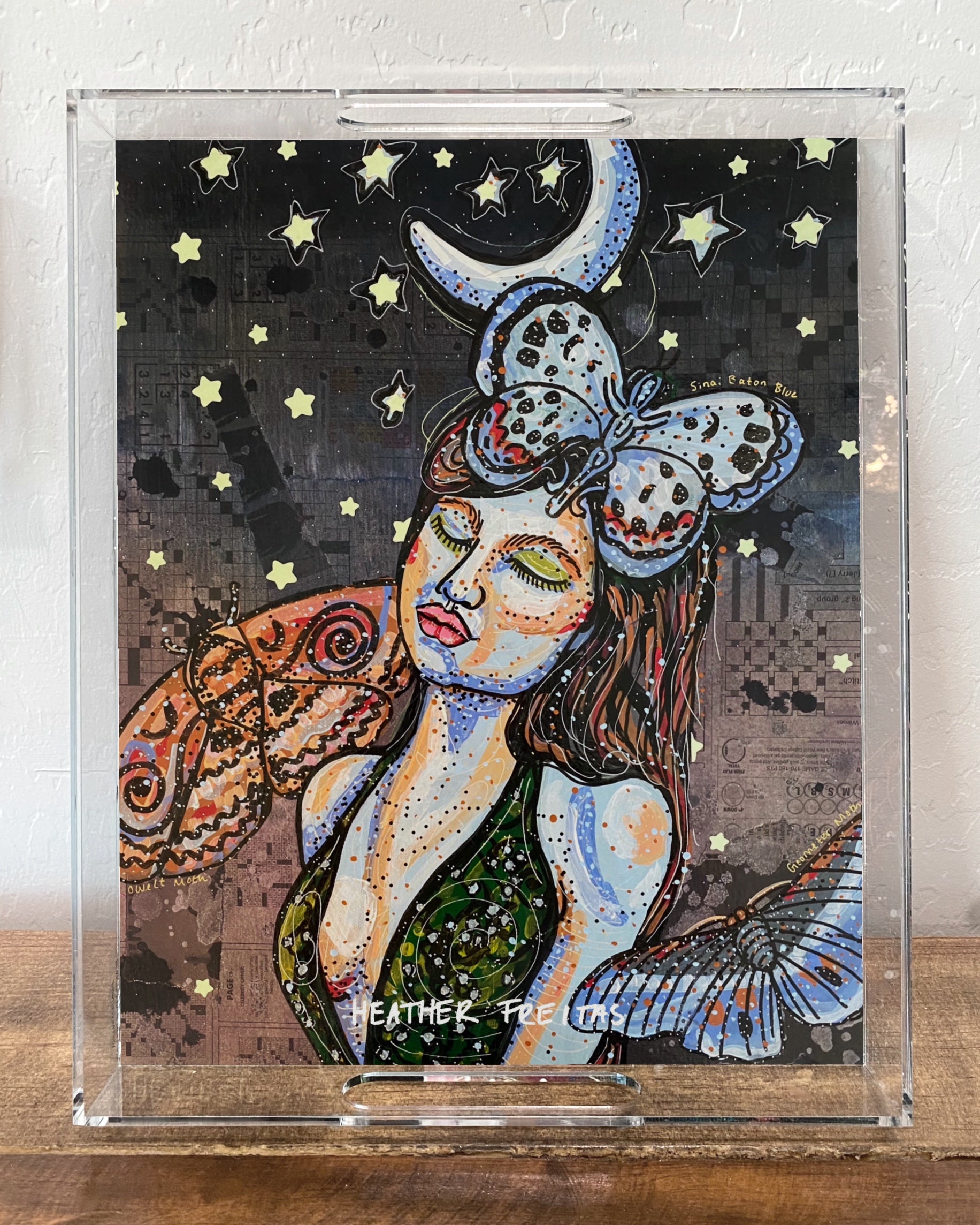 Moth Gazer - Limited Edition Acrylic Tray