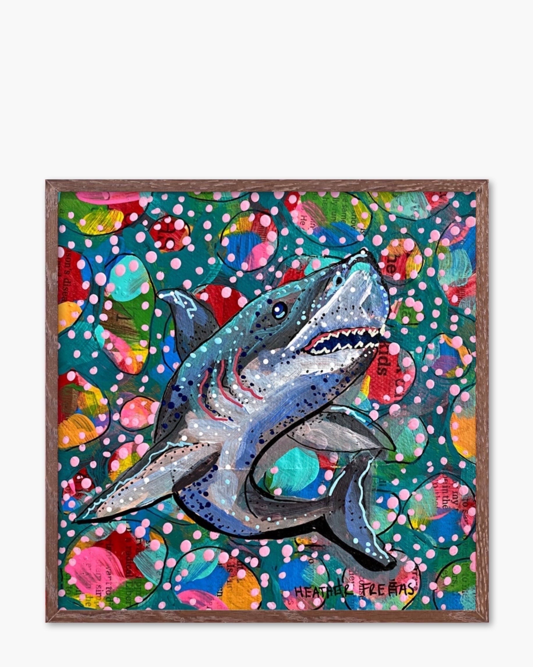 The Hunt Shark - Limited Edition Signed Paper Printt