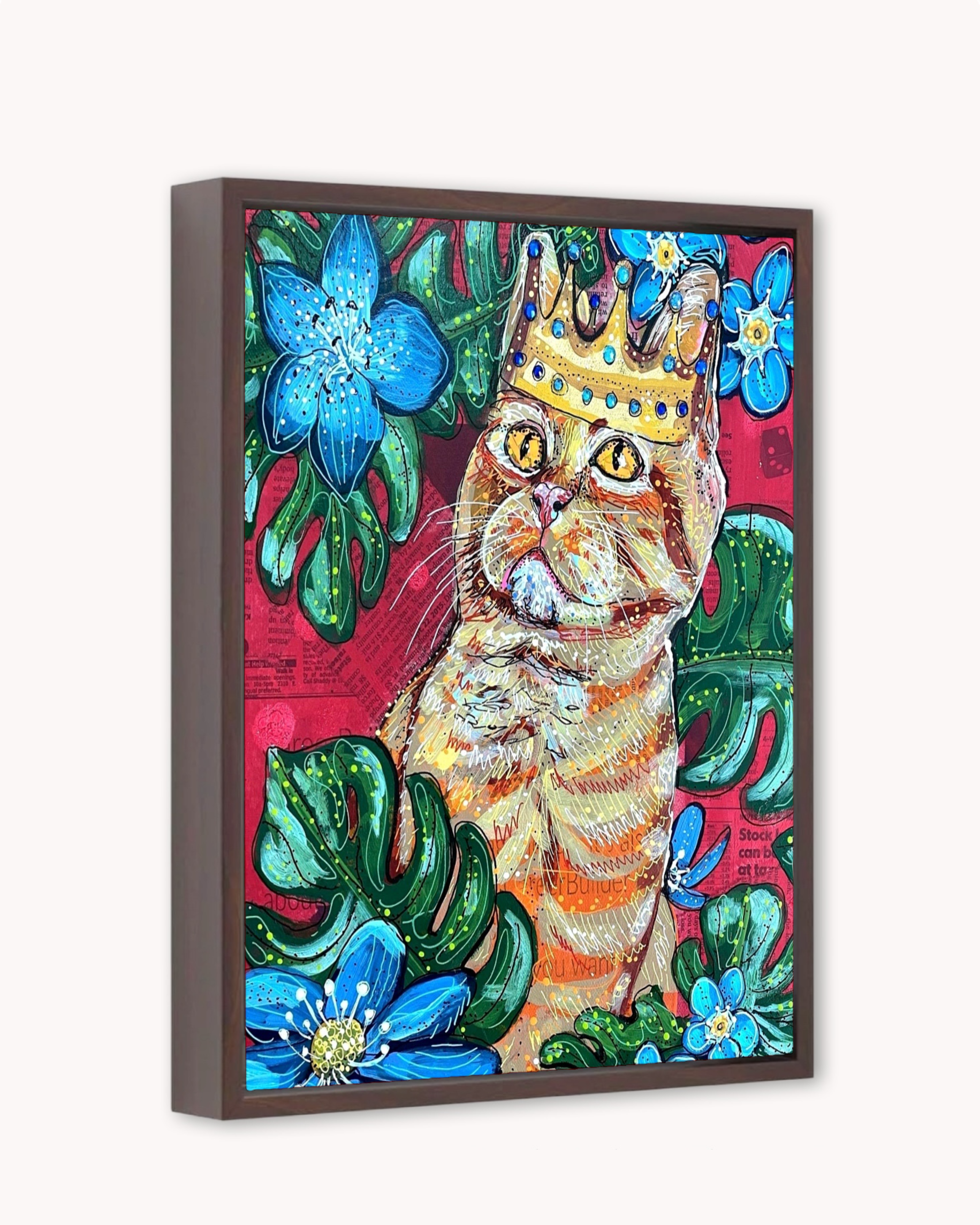 Custom Pet Portrait Painting - Gallery Wrapped Canvas